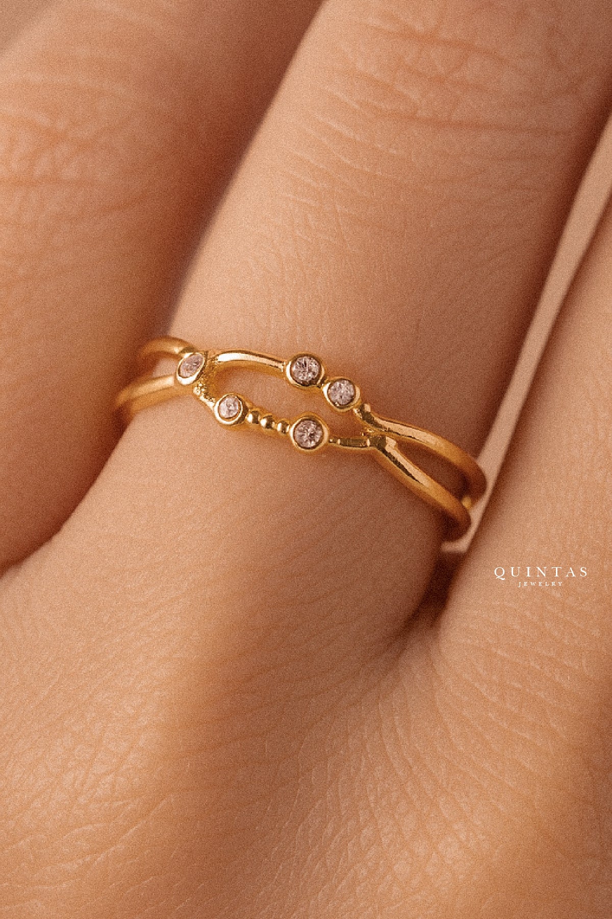 Celestine Constellation Ring (Adjustable)