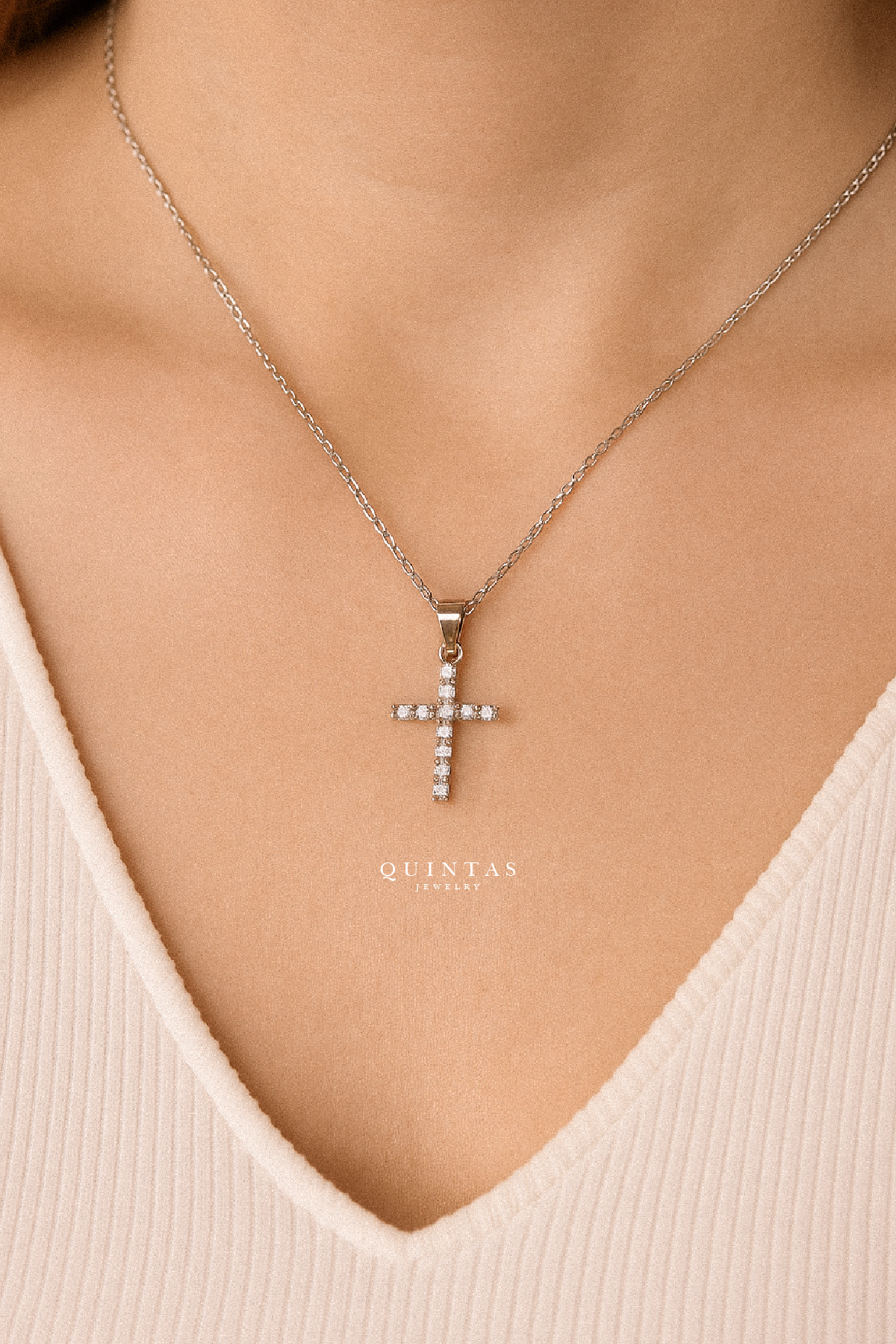 Miracle Cross Silver Necklace