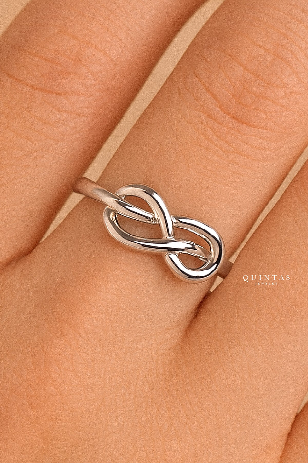 Infinity Silver Ring (Adjustable)