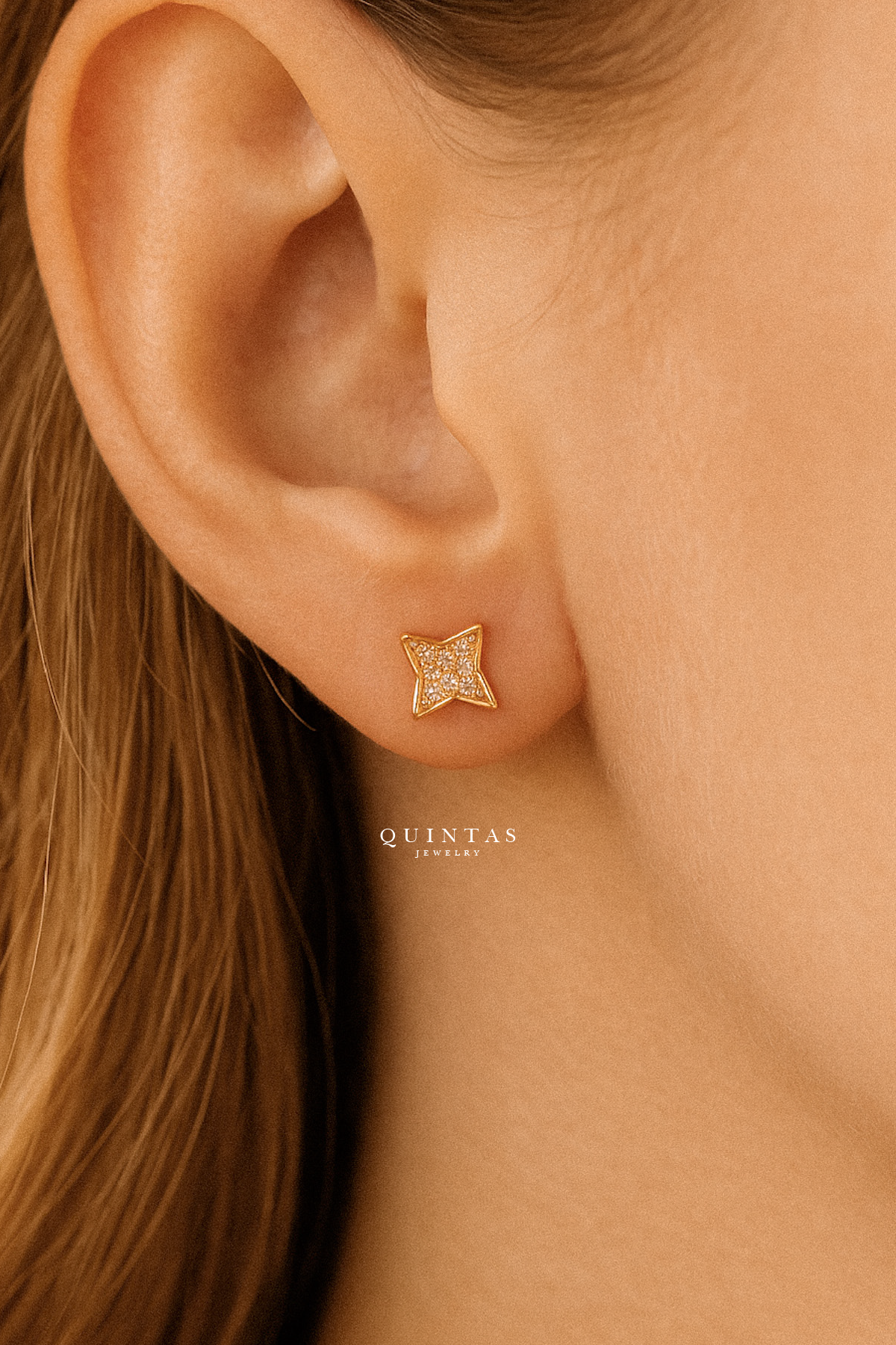 Celestia Star Stud Earrings