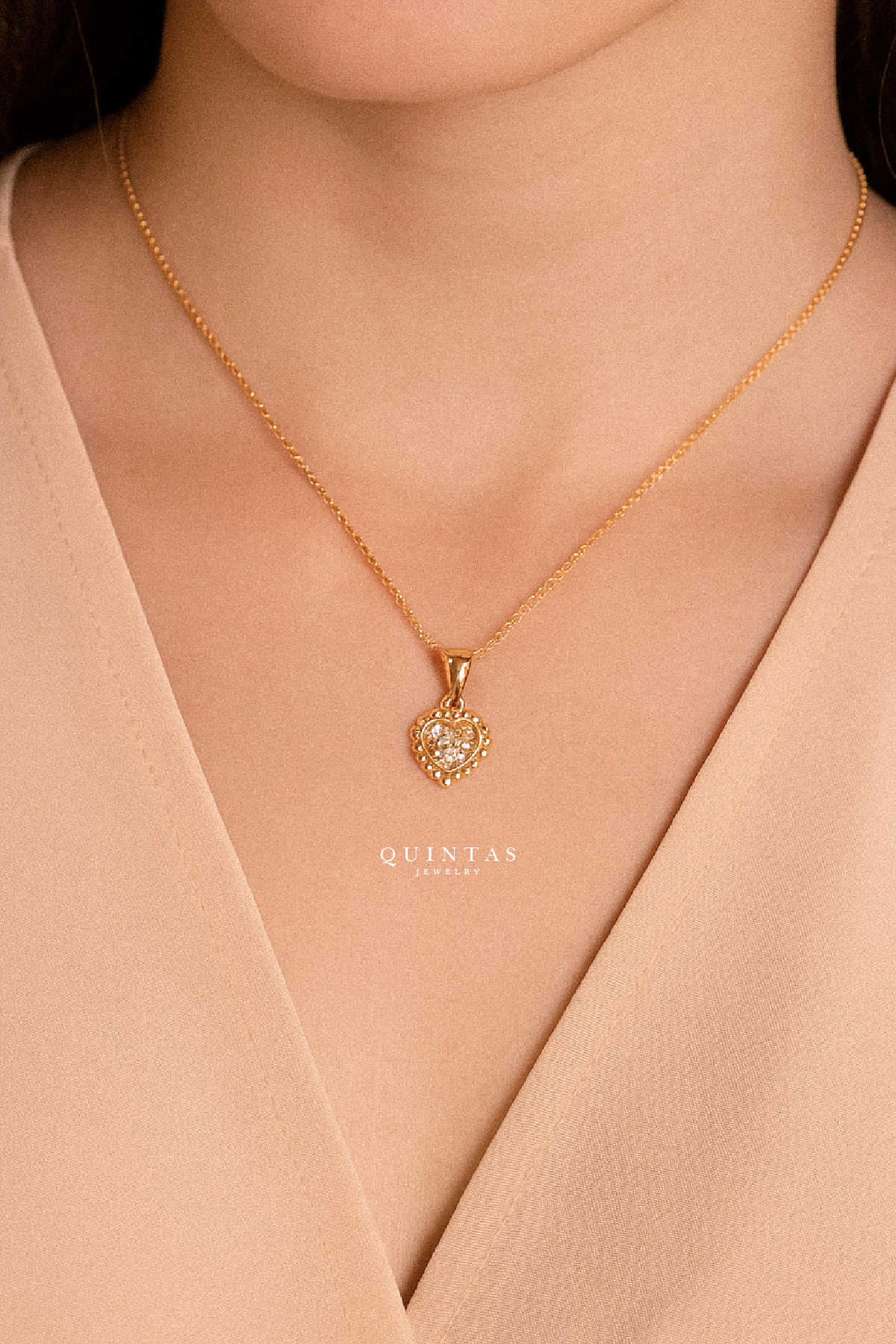 Carmela Heart Necklace