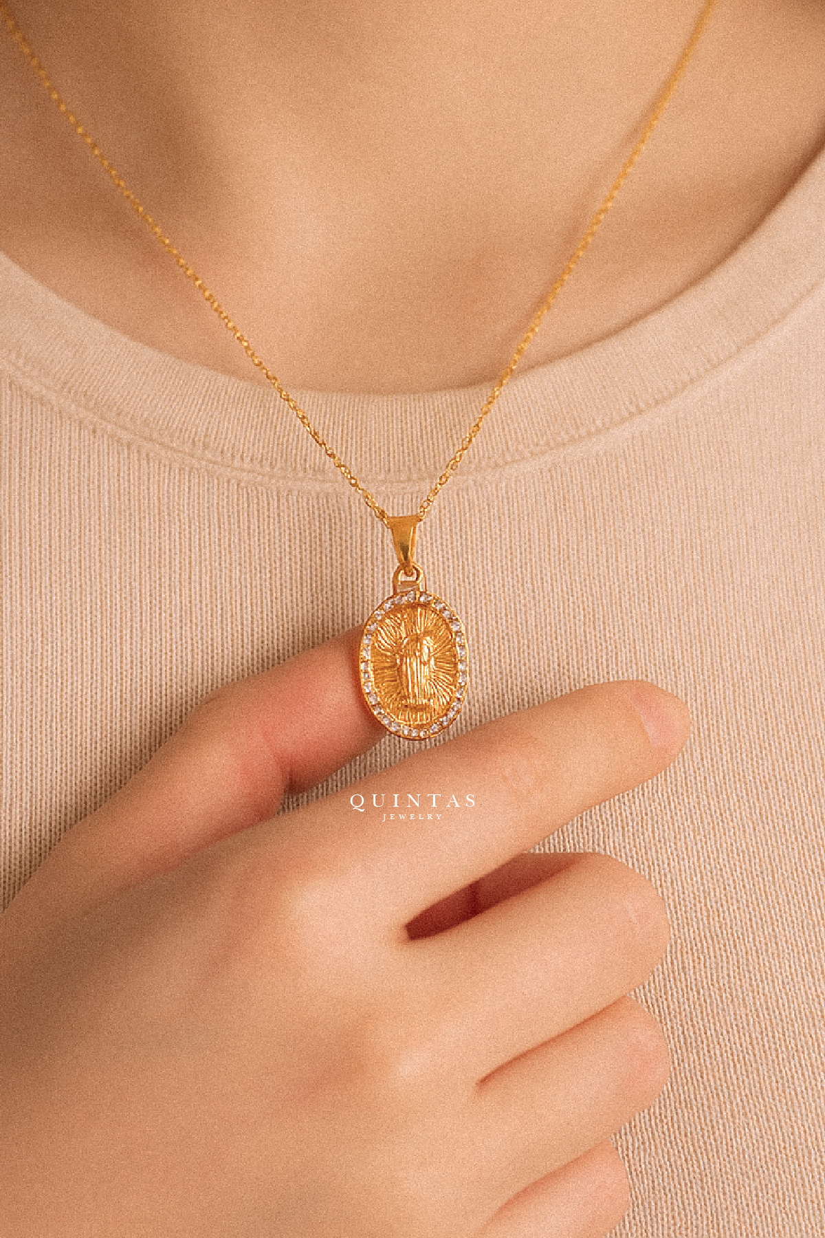 Mama Mary Necklace