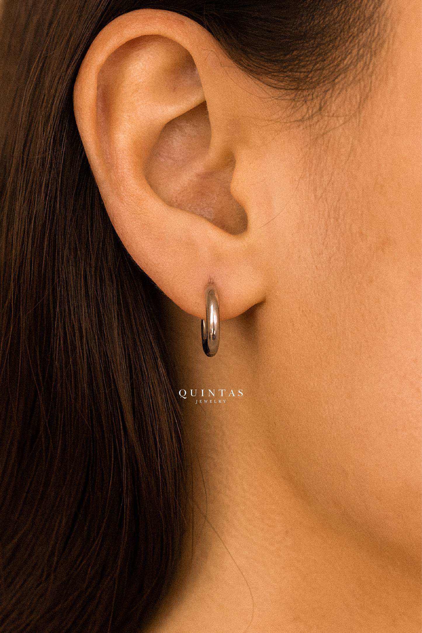 Classic Hoop Silver Earrings