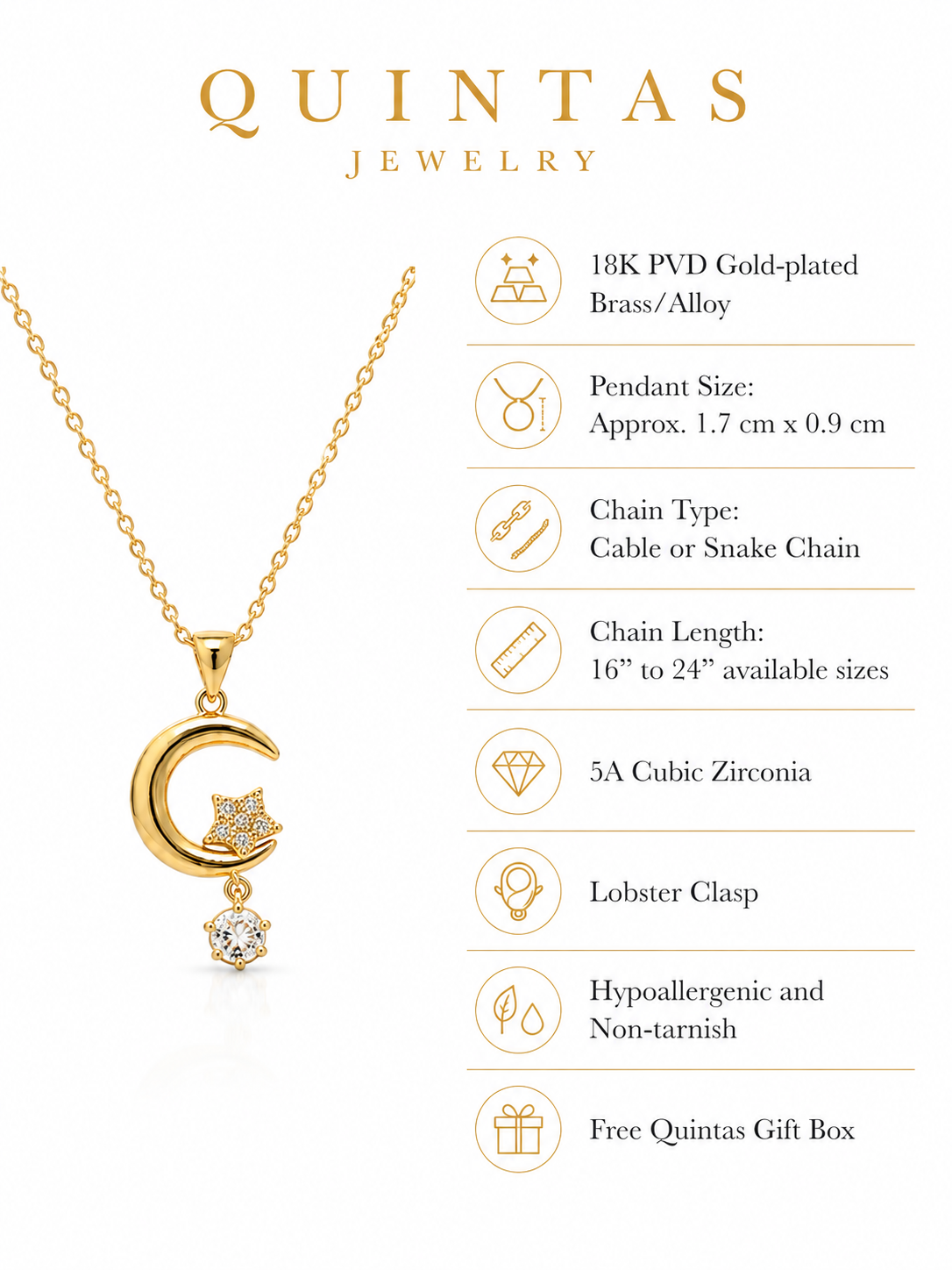 Moon Wish Necklace