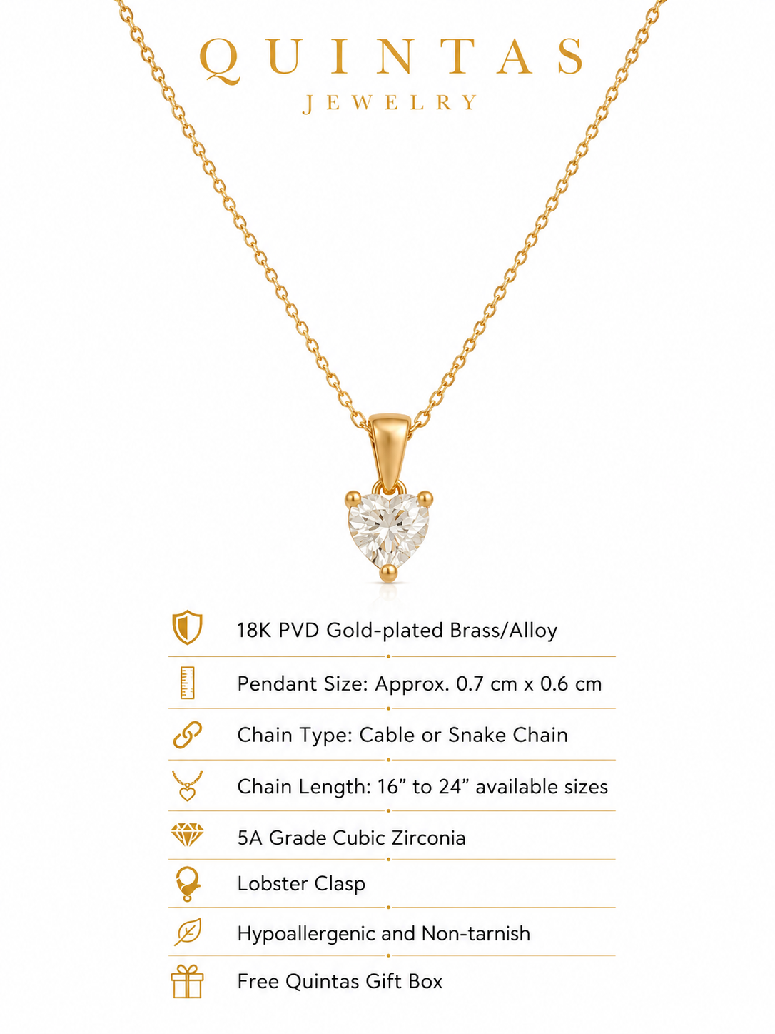 Diamond Heart Necklace