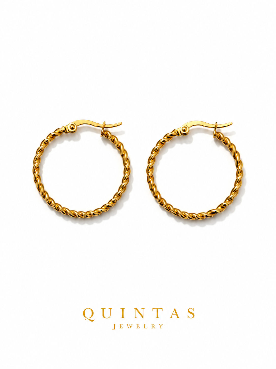 Sienna Rope Hoop Earrings