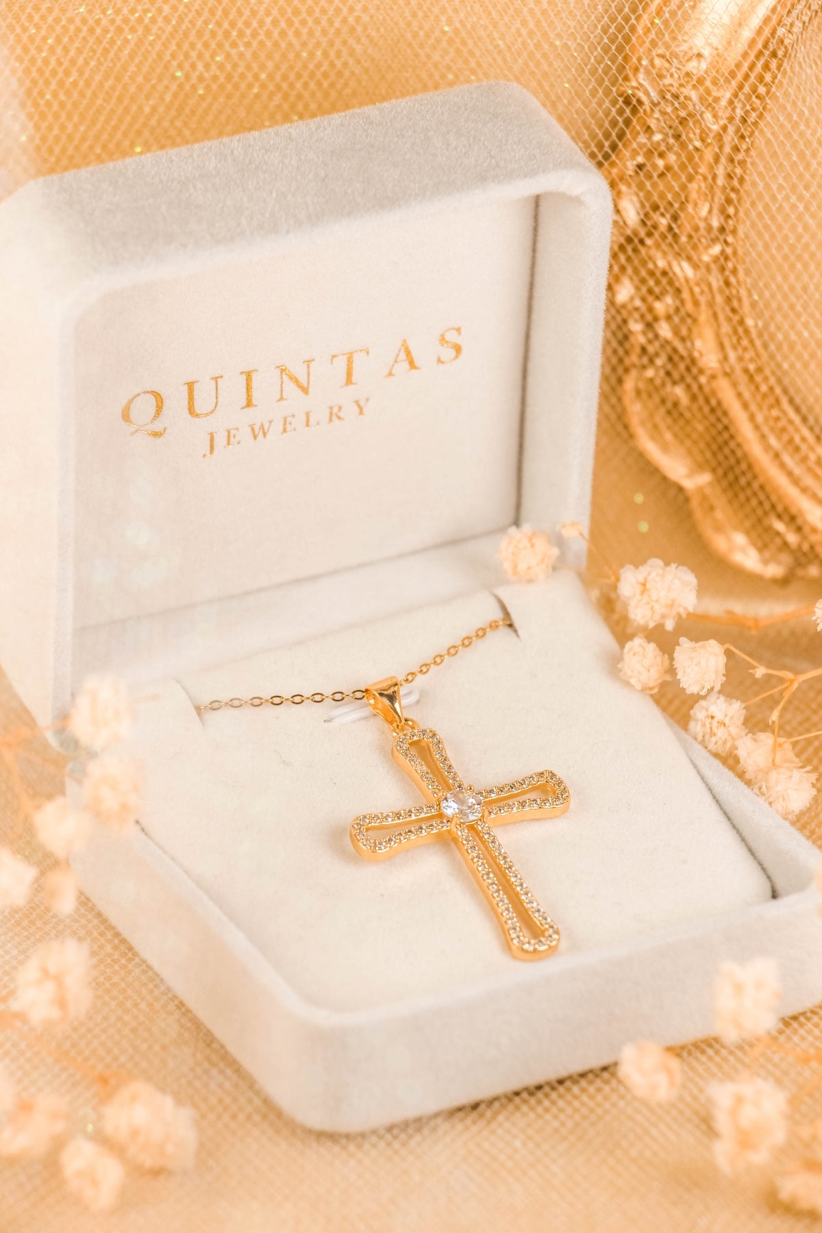 Michael Majestic Diamond Cross Necklace