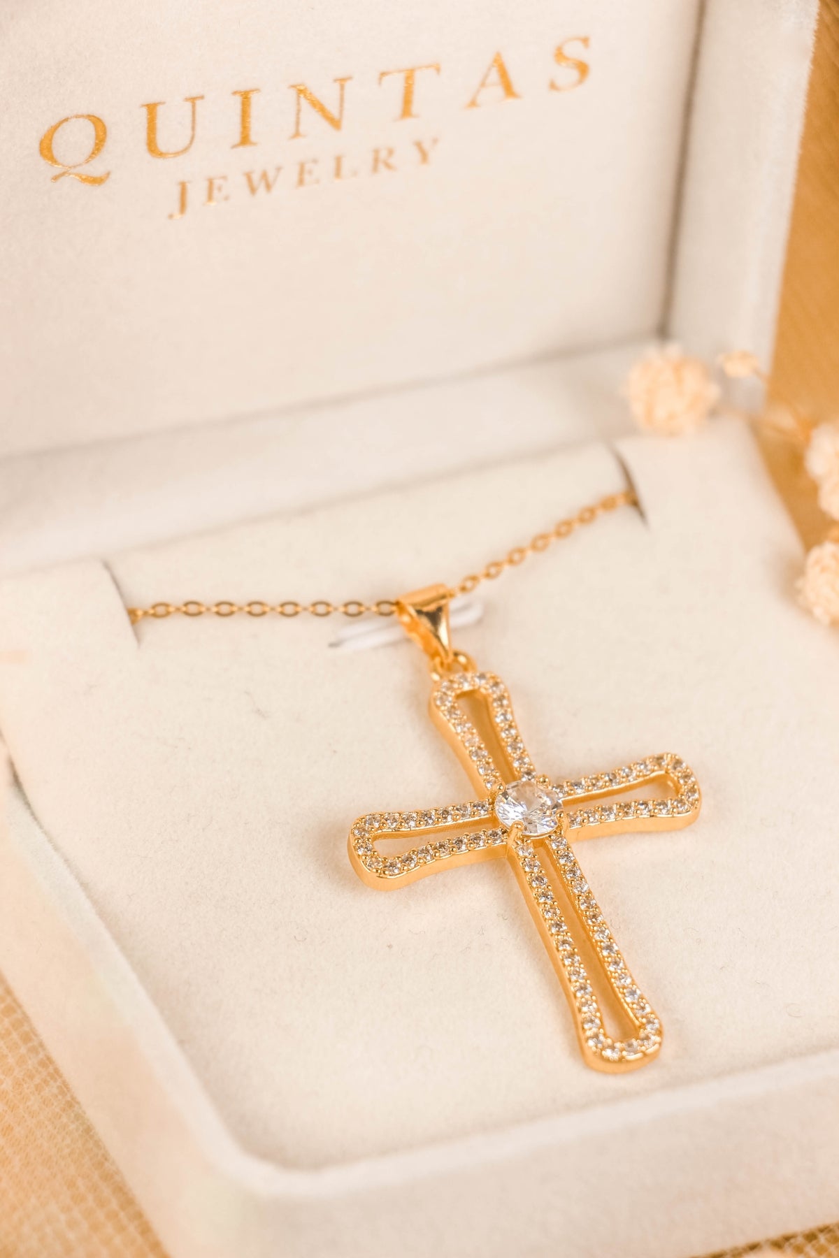 Michael Majestic Diamond Cross Necklace