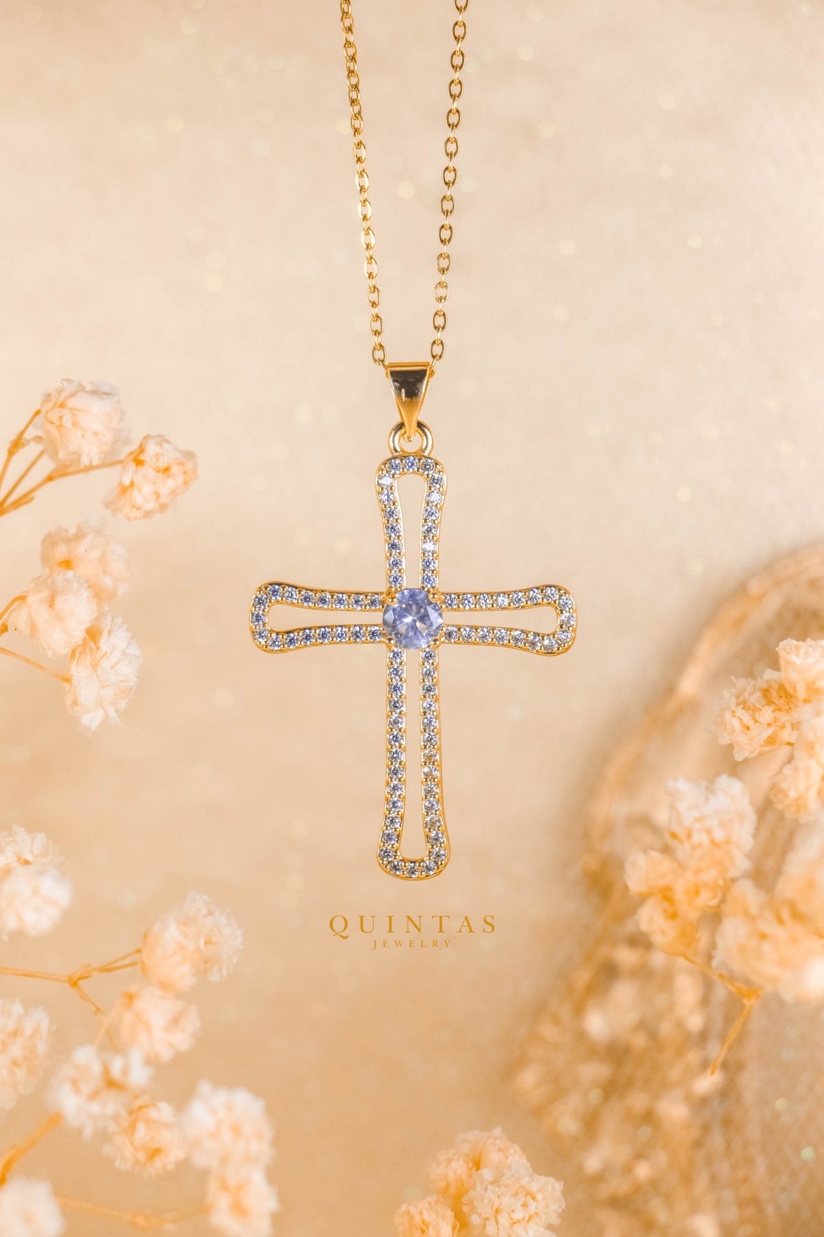 Michael Majestic Diamond Cross Necklace