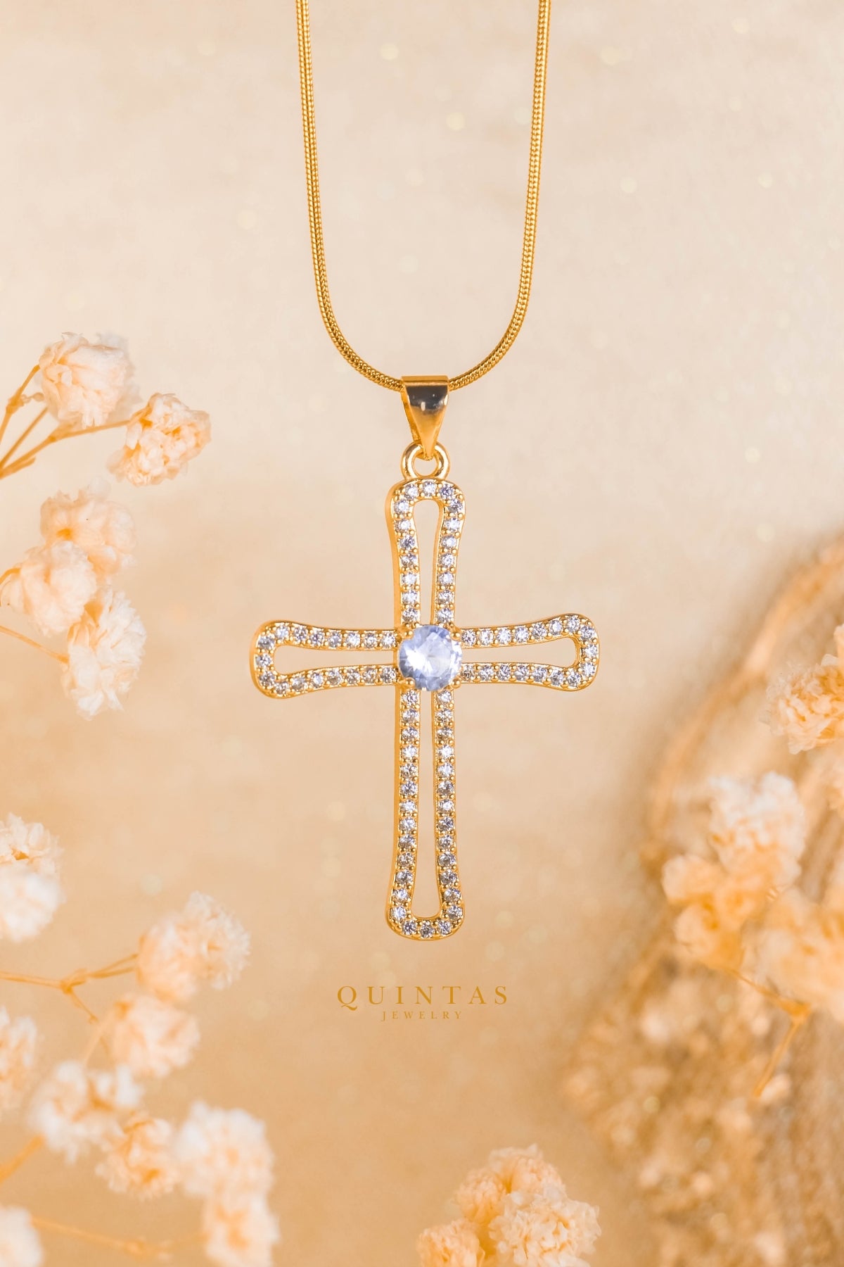 Michael Majestic Diamond Cross Necklace
