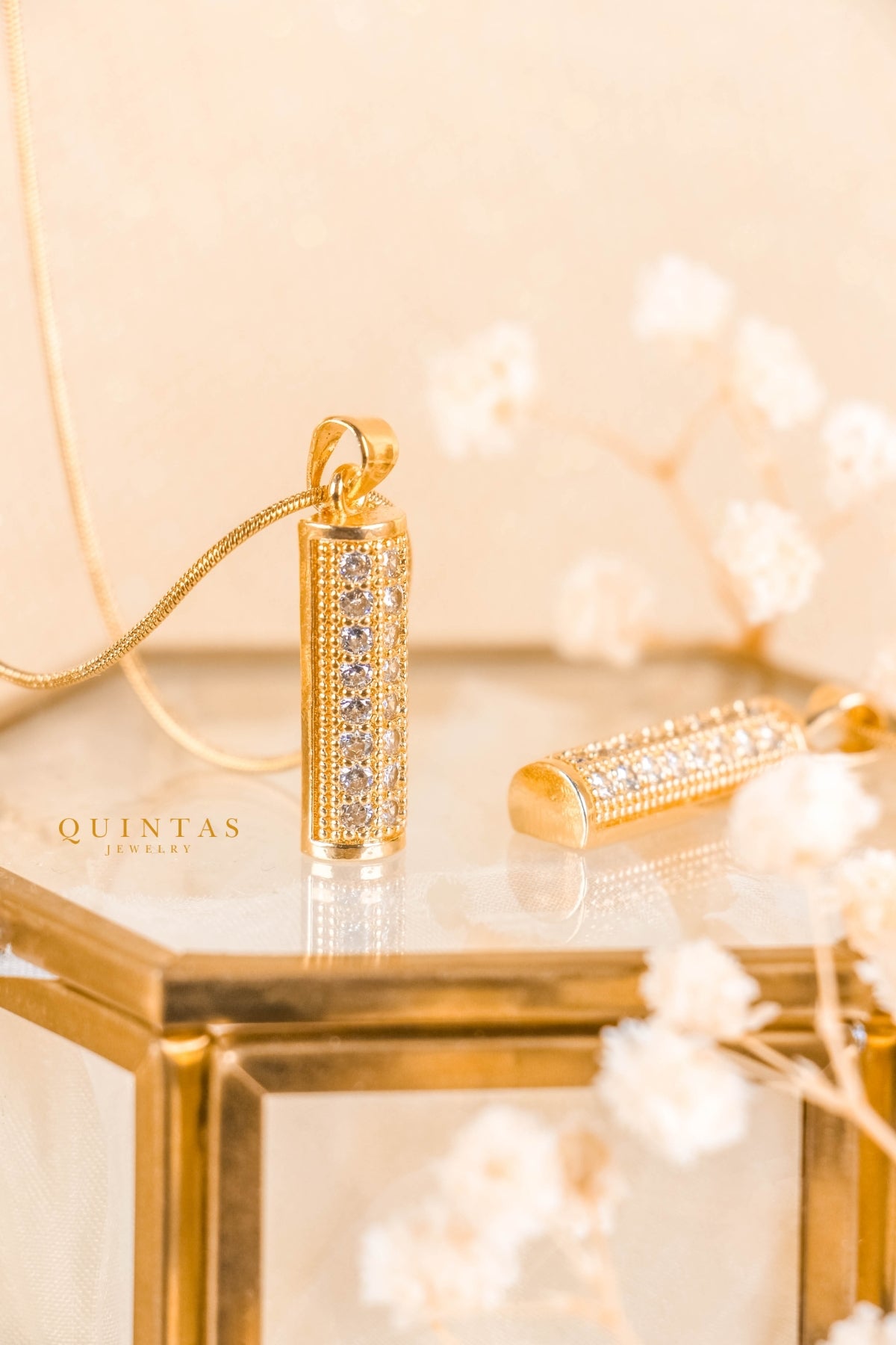 Rocco Gold Bar Necklace