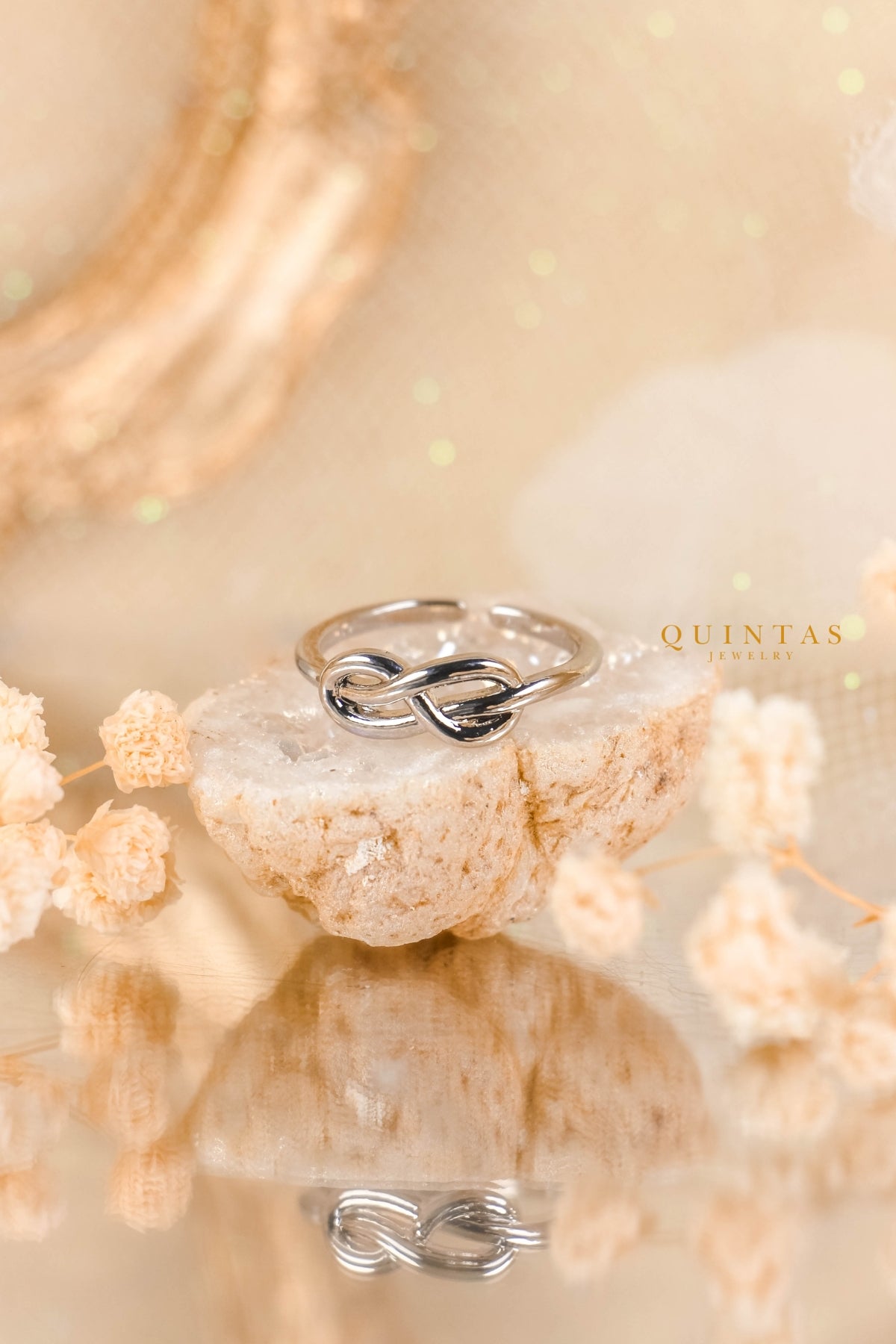 Infinity Silver Ring (Adjustable)