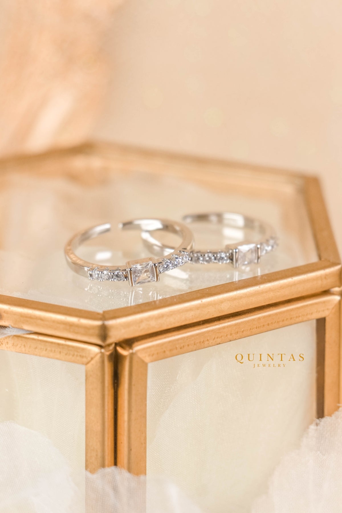 Jane Pure Elegance Silver Ring (Adjustable)