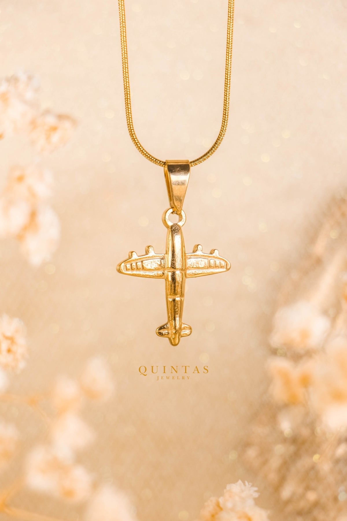 Air Force Plane Necklace