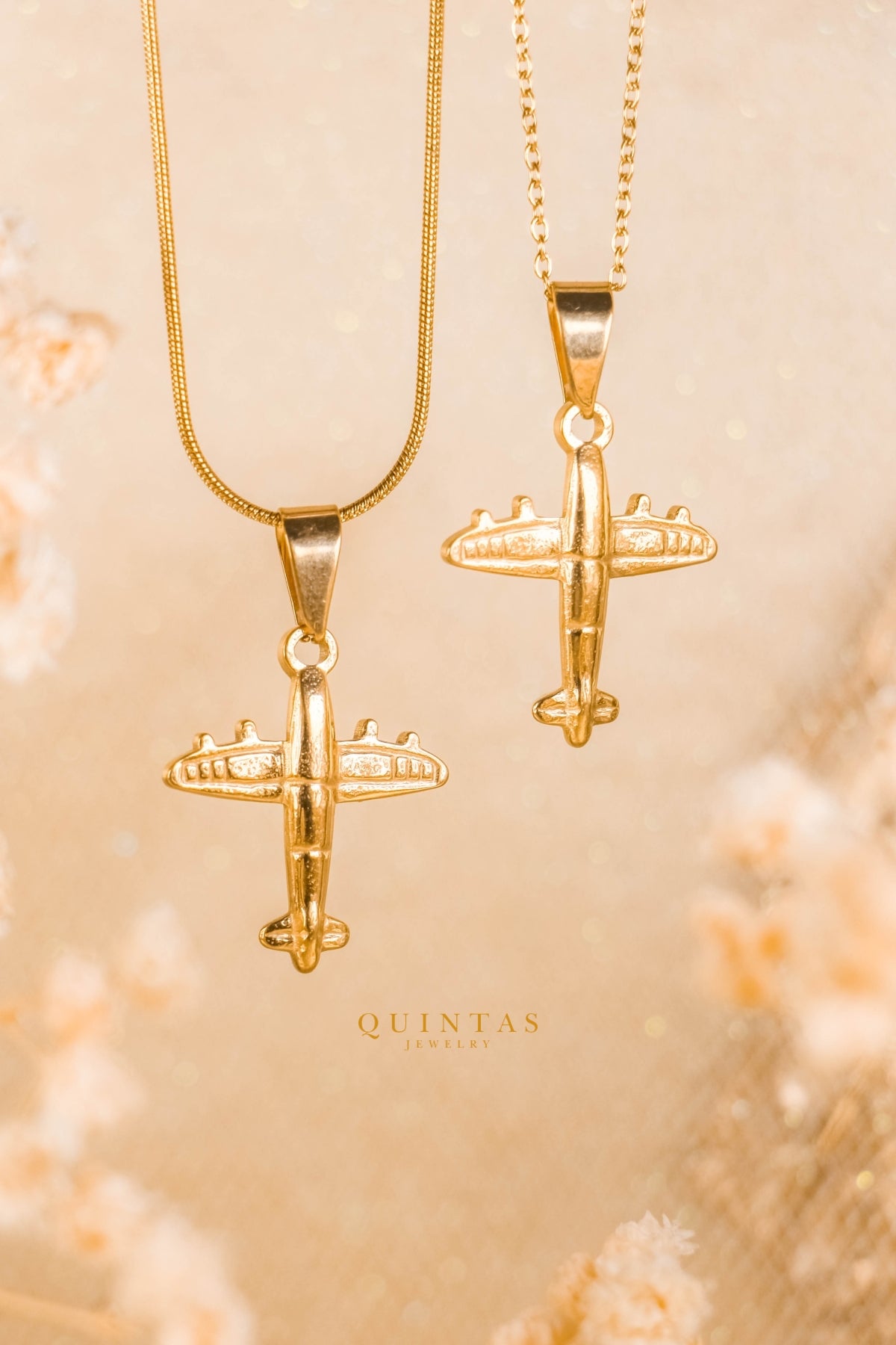 Air Force Plane Necklace
