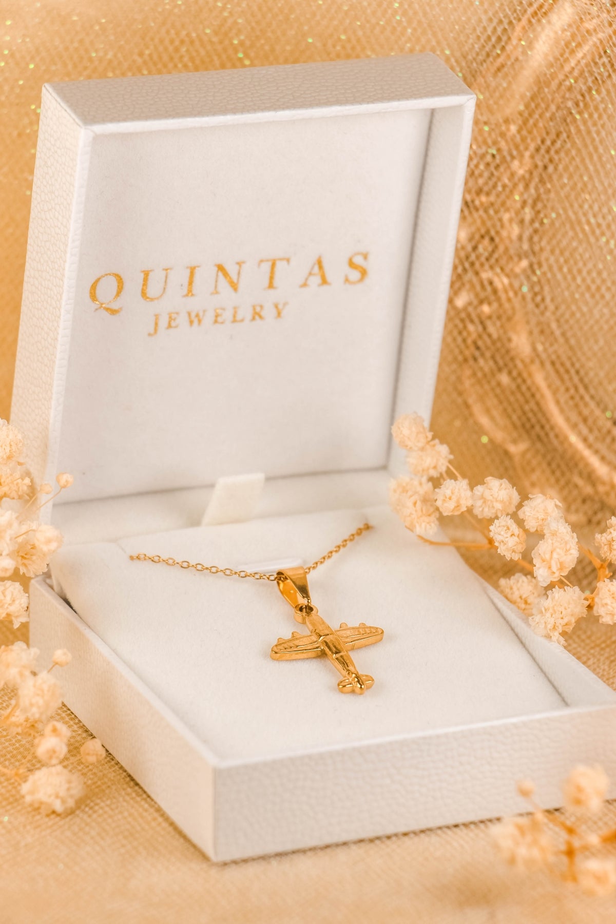 Air Force Plane Necklace