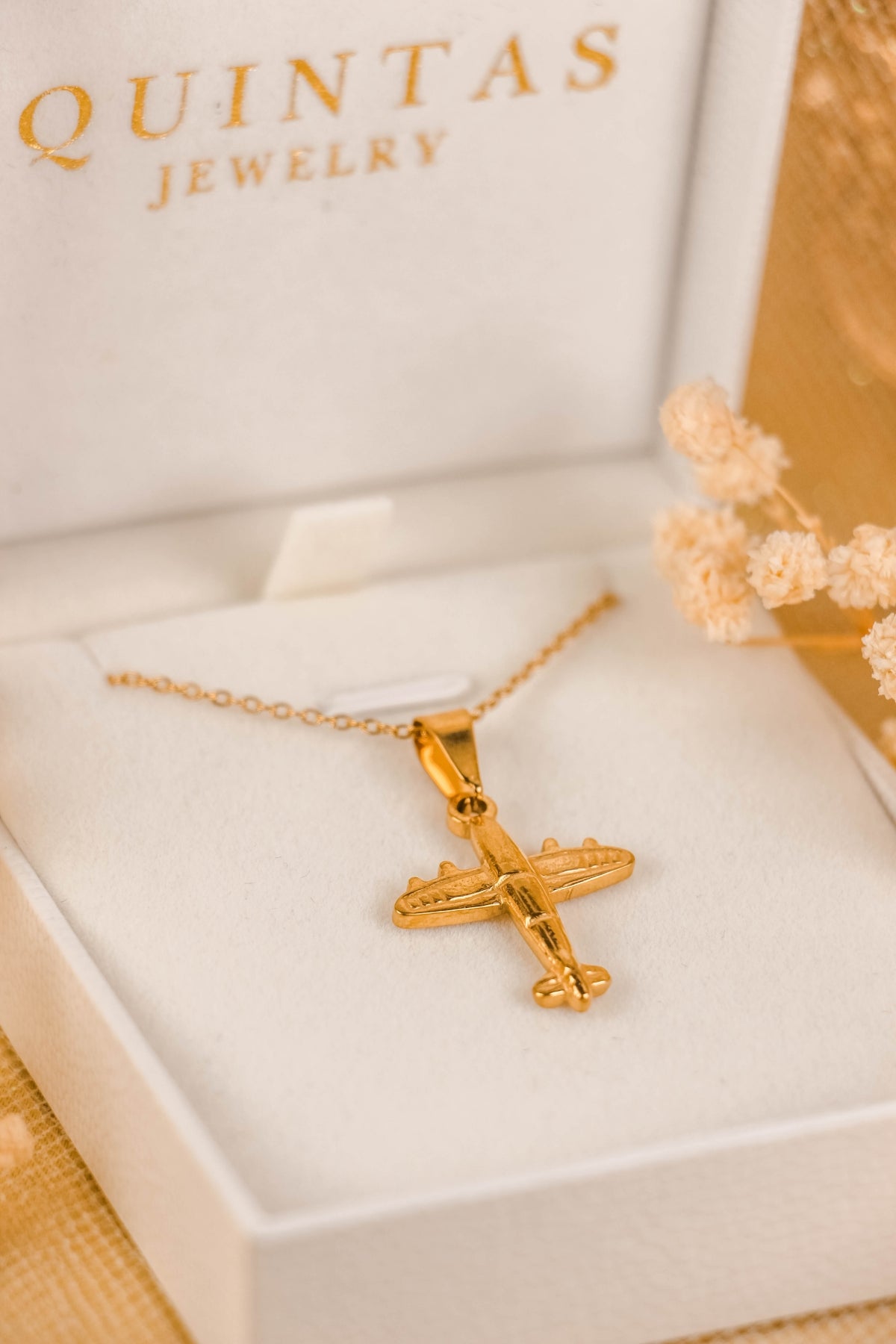 Air Force Plane Necklace