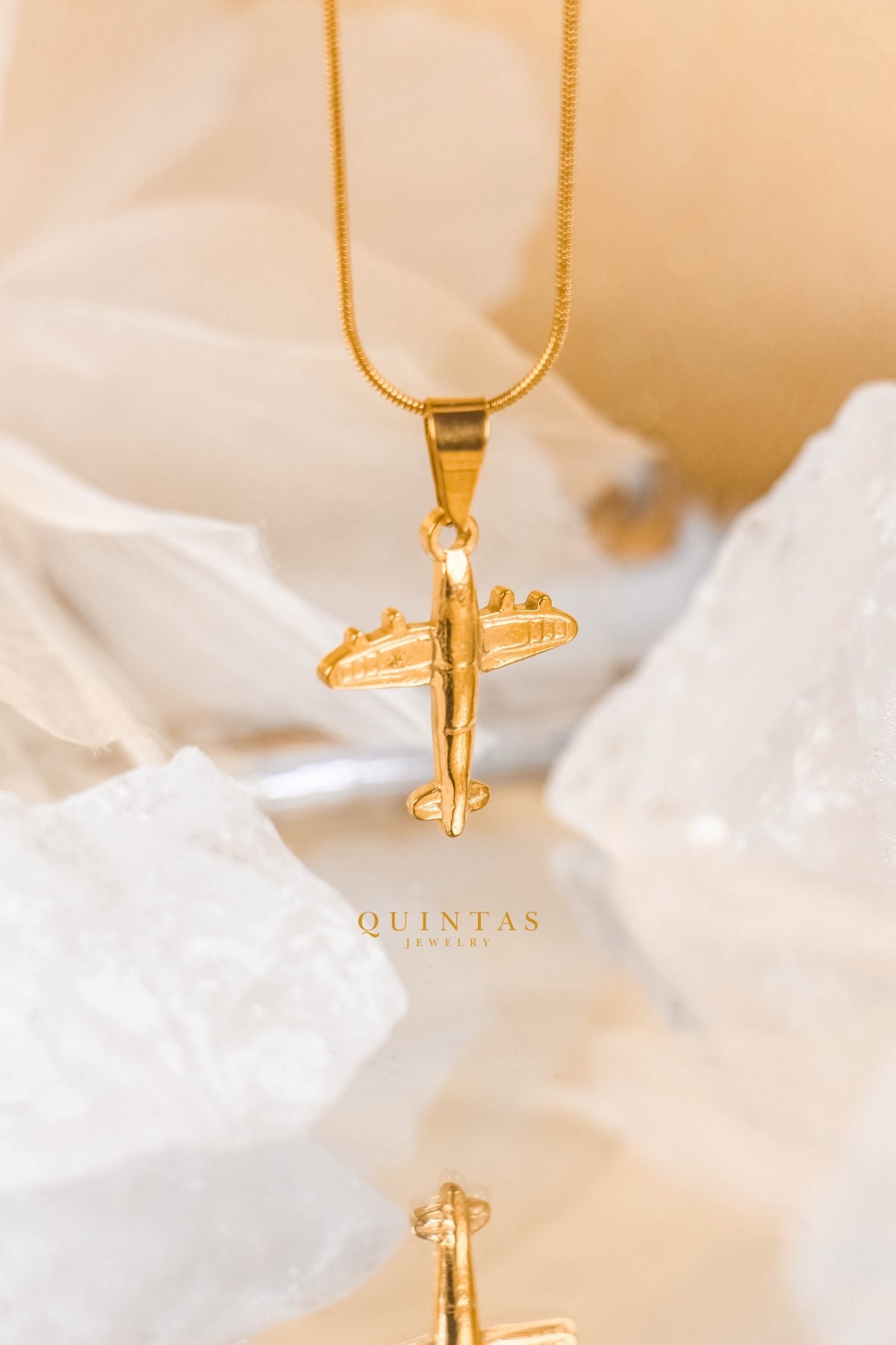 Air Force Plane Necklace