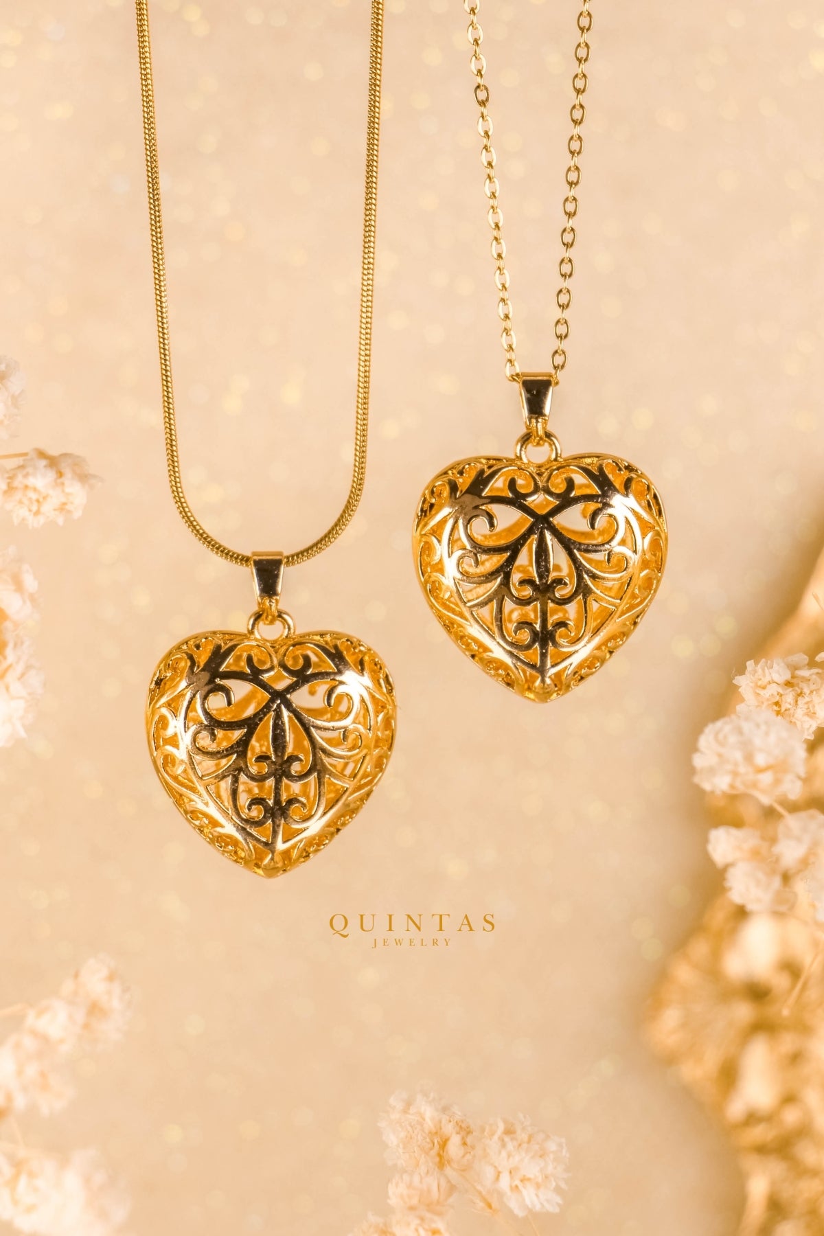 Aster Heart Necklace