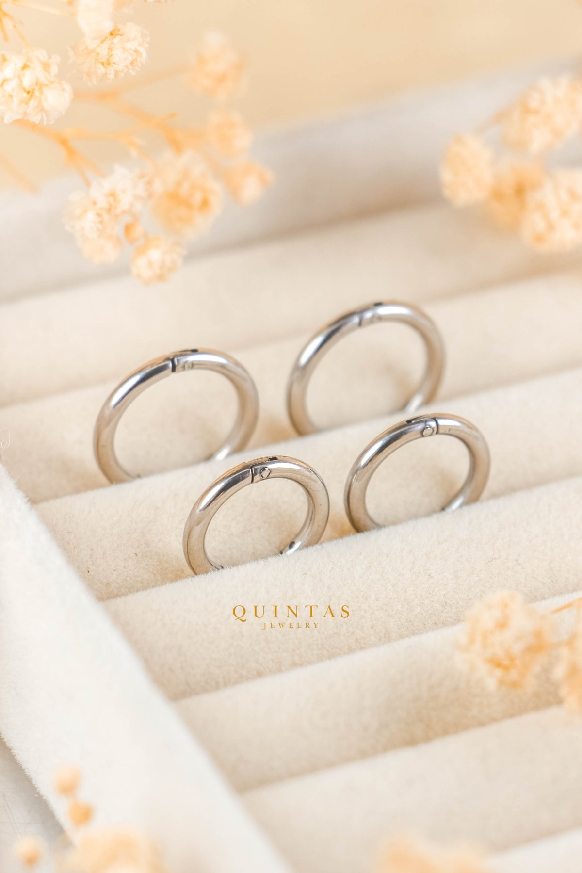 Classic Hoop Silver Earrings