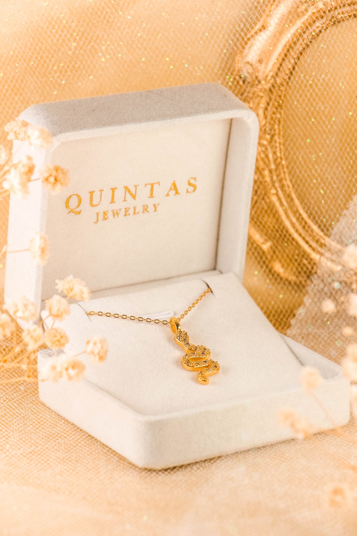 Golden Snake Necklace