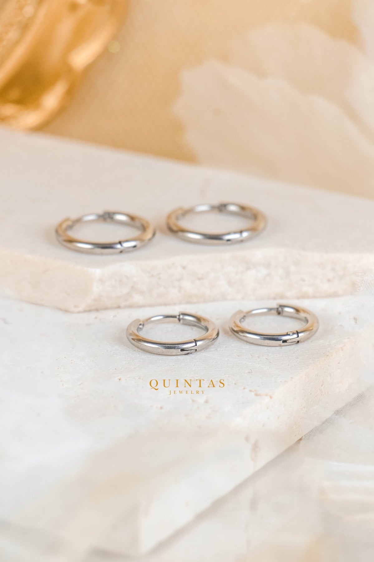Classic Hoop Silver Earrings