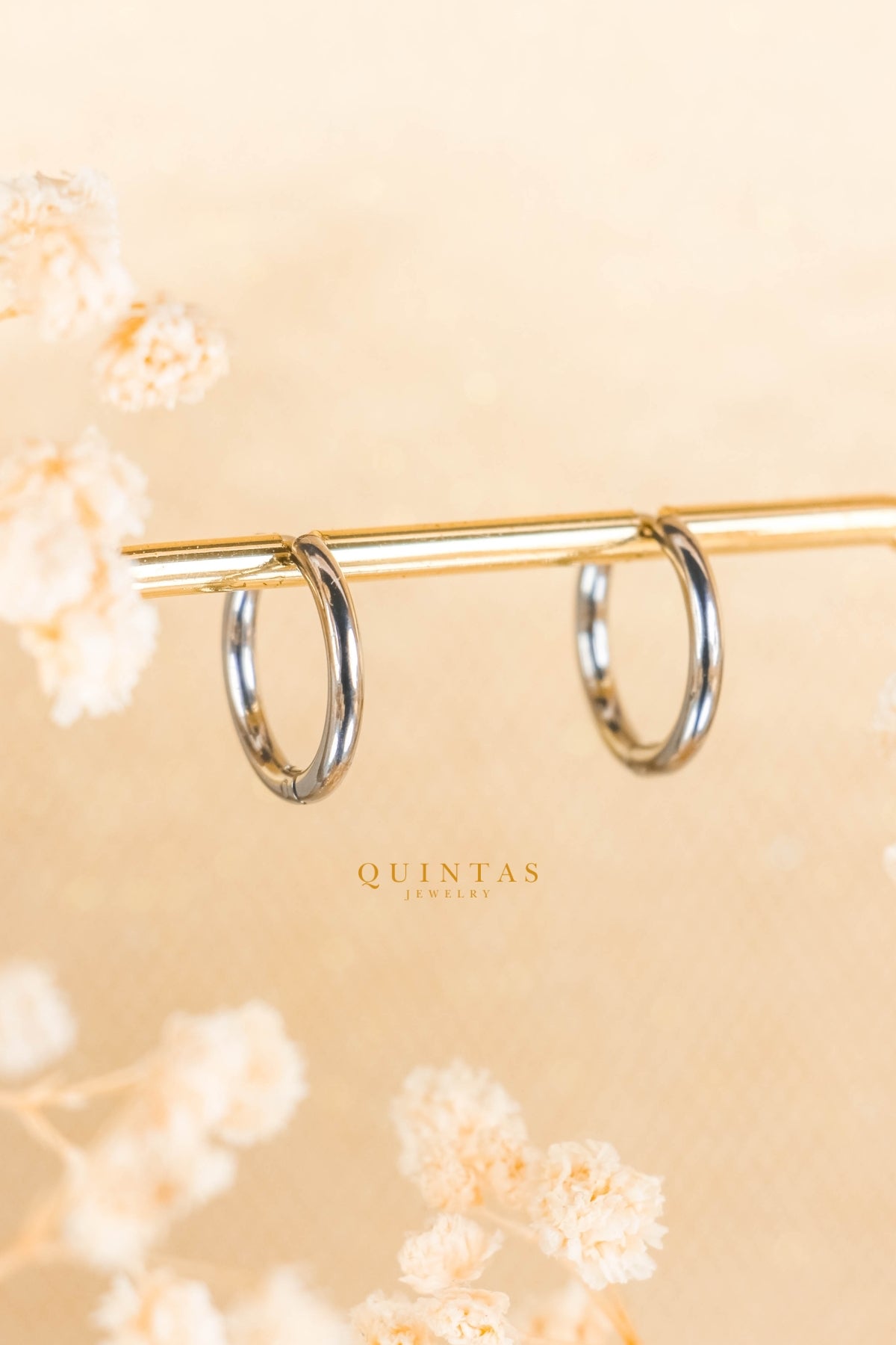 Classic Hoop Silver Earrings
