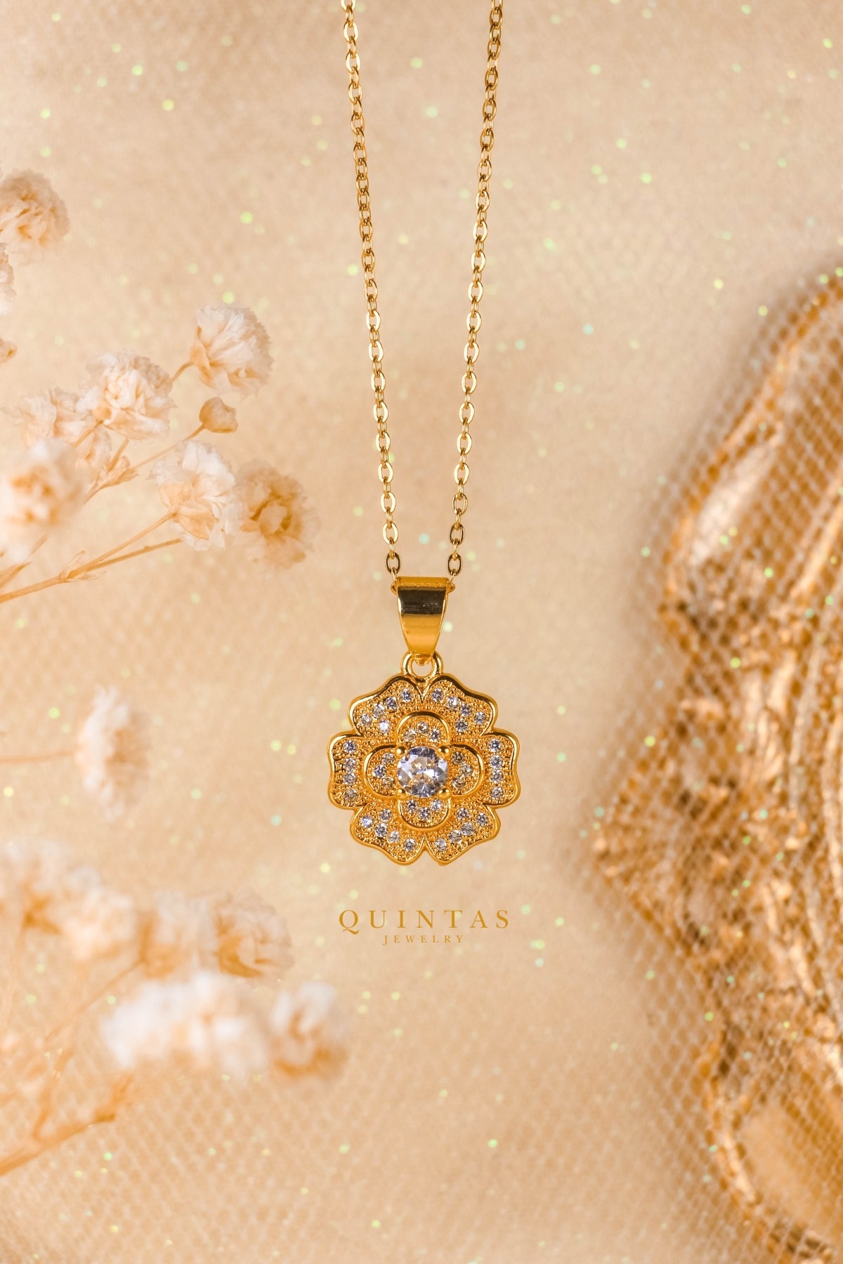 Gardenia Flower Necklace
