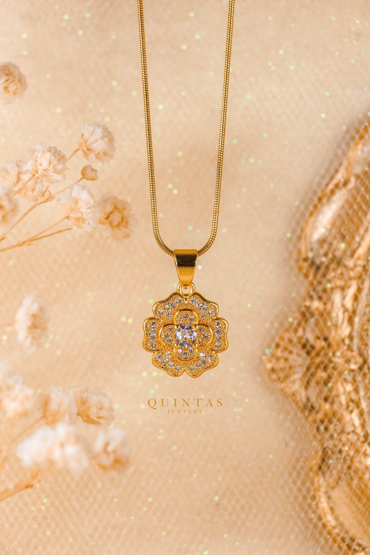 Gardenia Flower Necklace