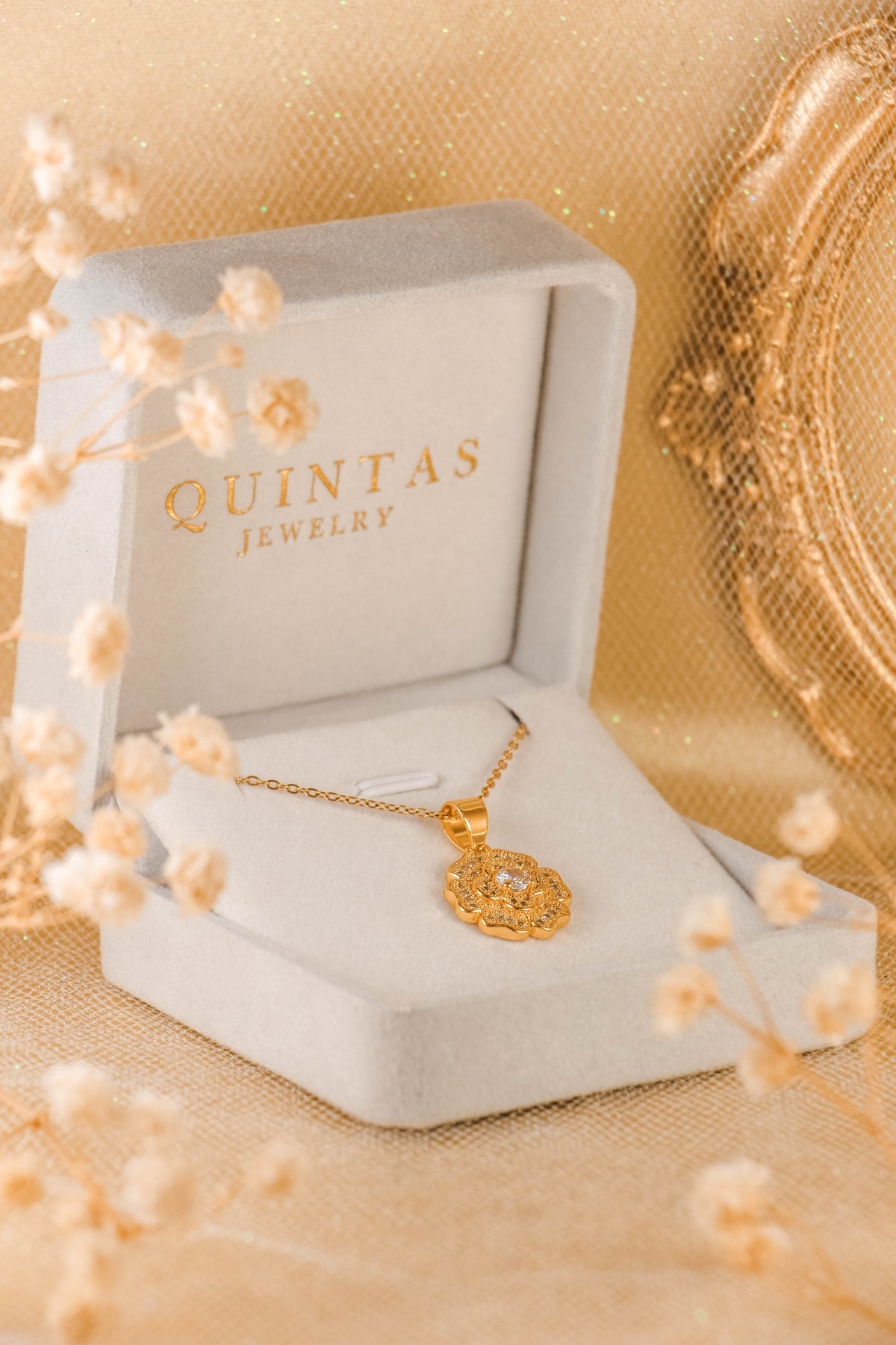 Gardenia Flower Necklace