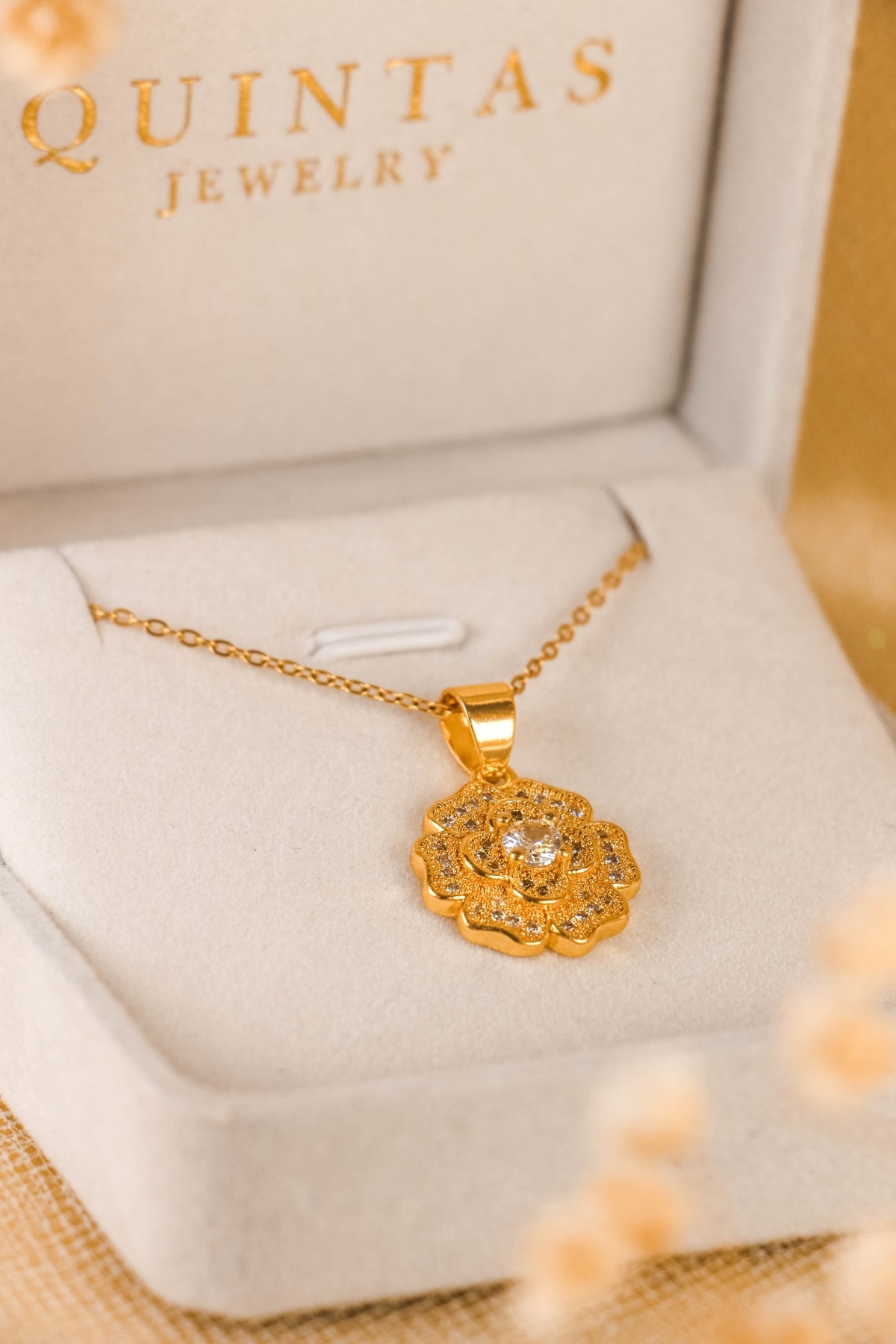 Gardenia Flower Necklace