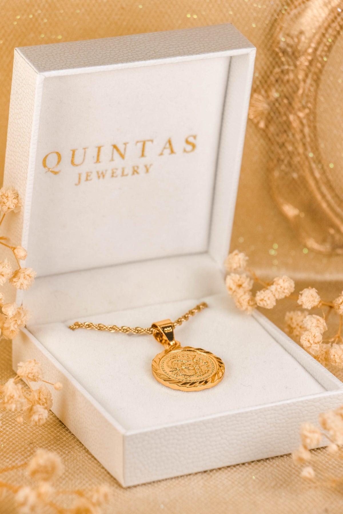 Golden Dragon Rope Necklace