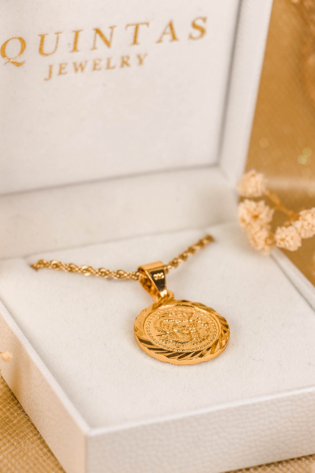 Golden Dragon Rope Necklace