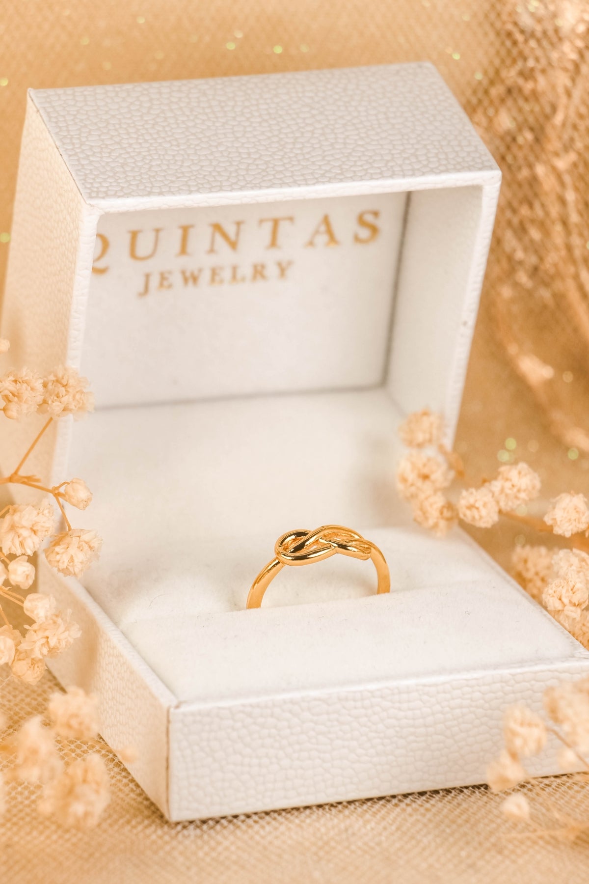 Infinity Gold Ring (Adjustable)