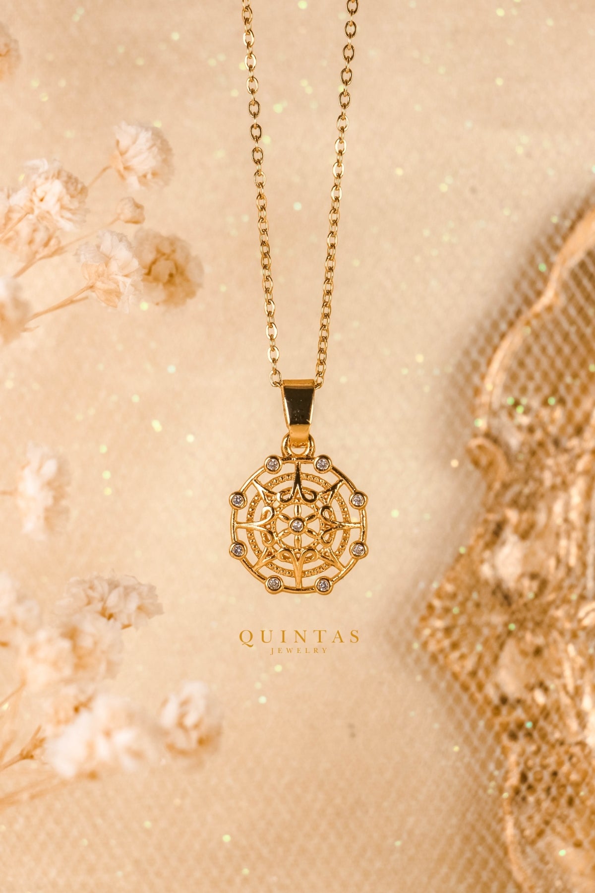 Amelia's Compass Necklace