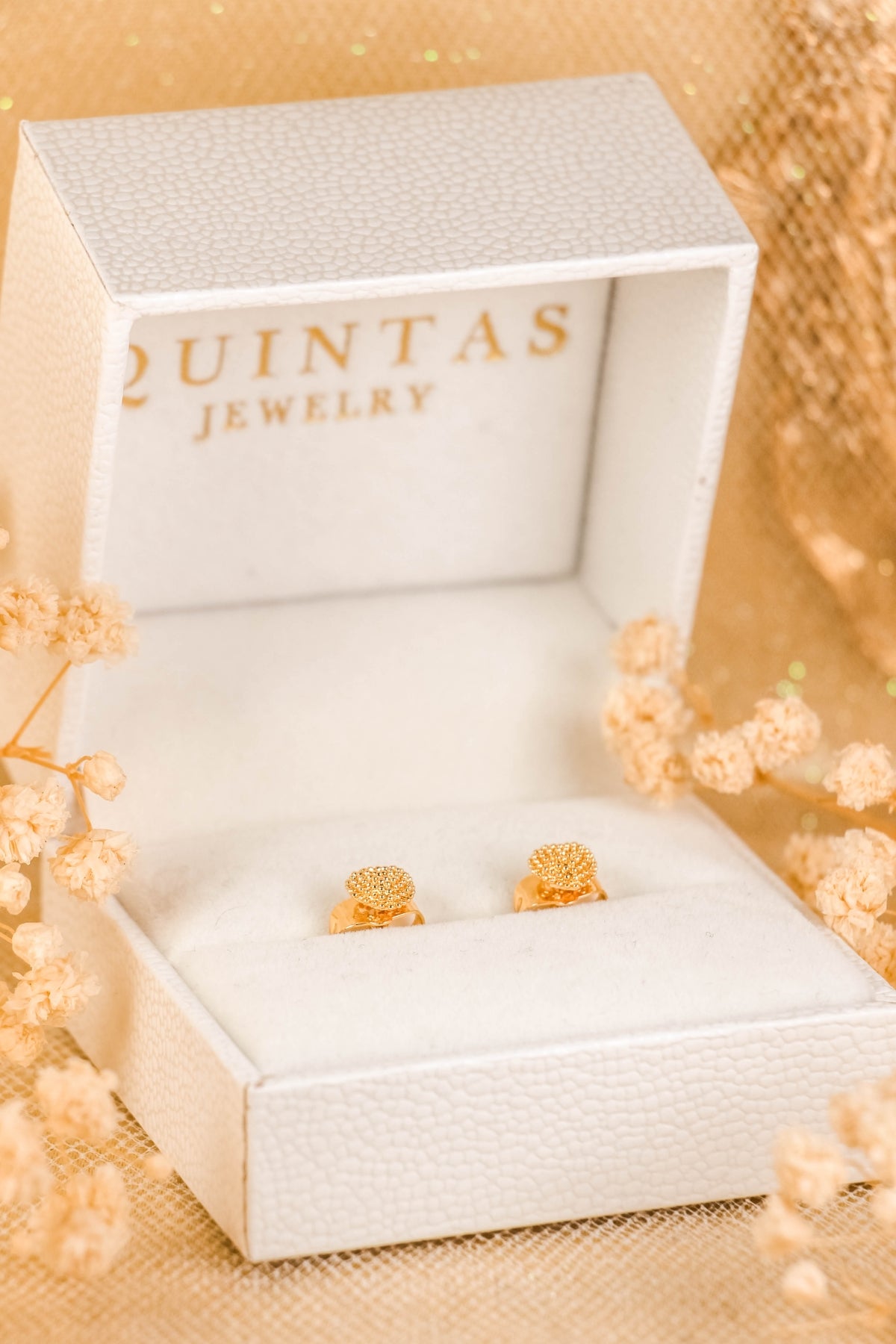 Amara Heart Stud Earrings