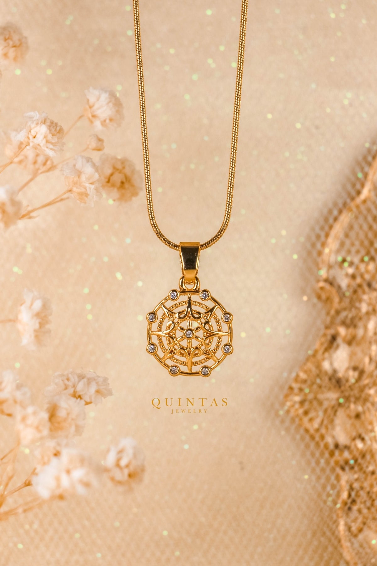 Amelia's Compass Necklace
