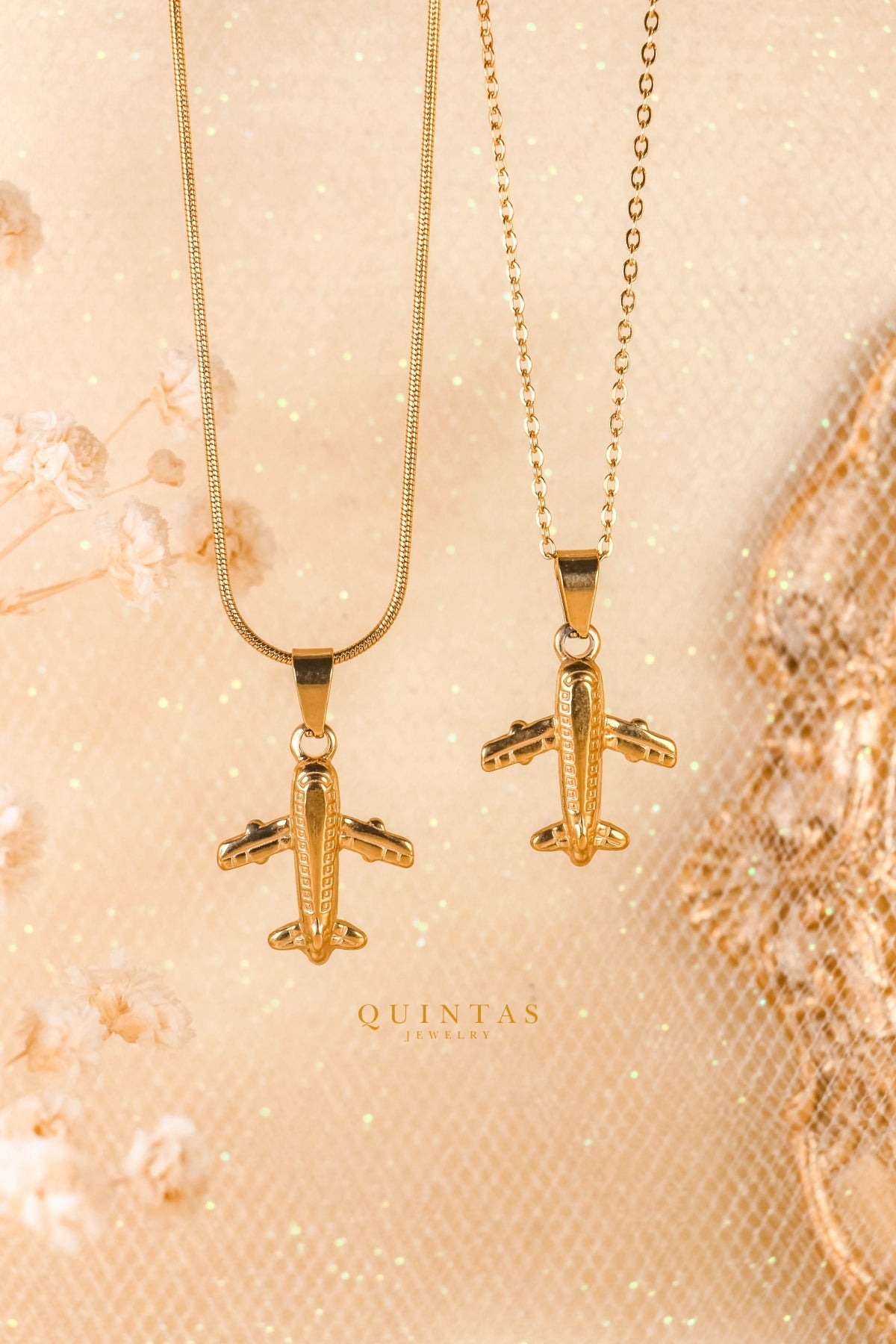 Mini Airplane Necklace