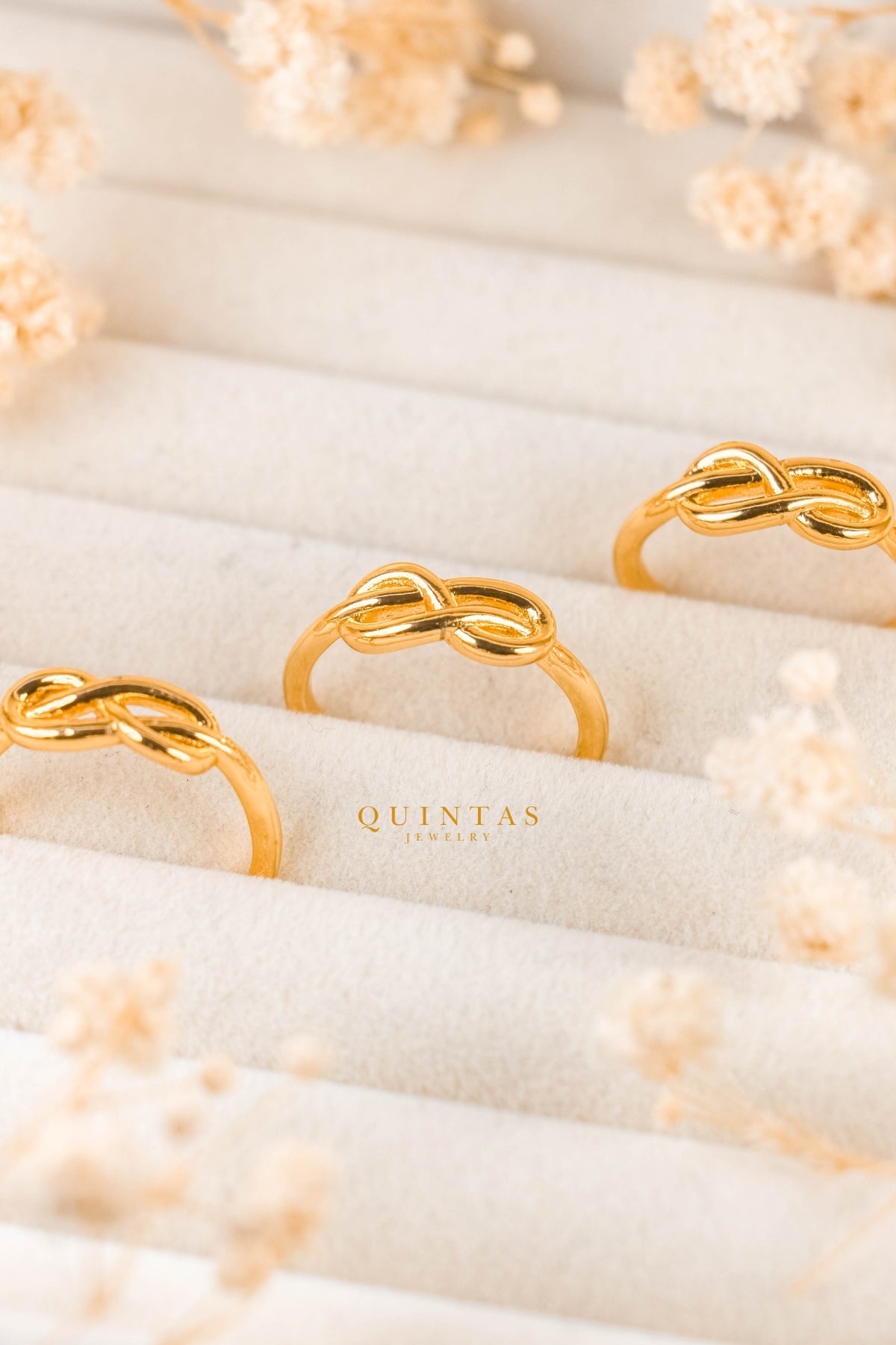 Infinity Gold Ring (Adjustable)
