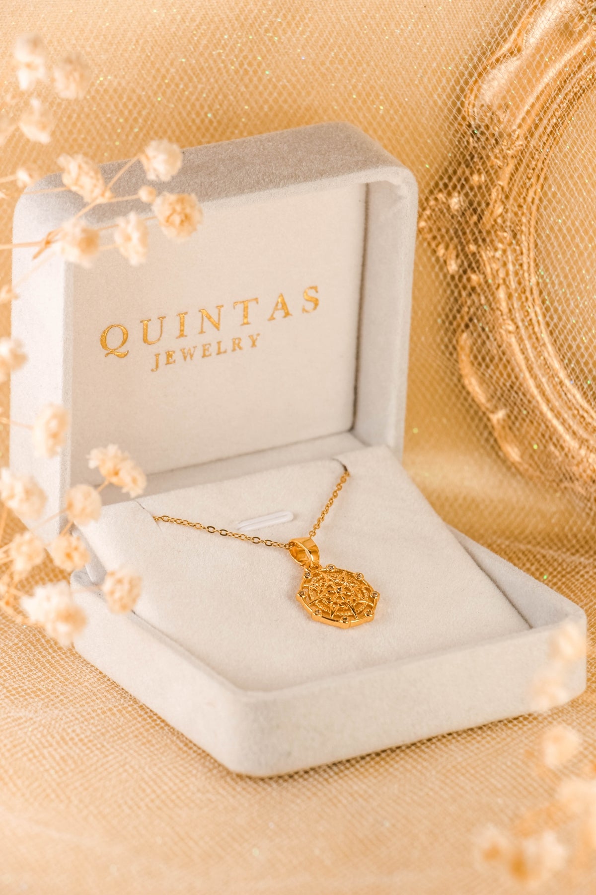 Amelia's Compass Necklace