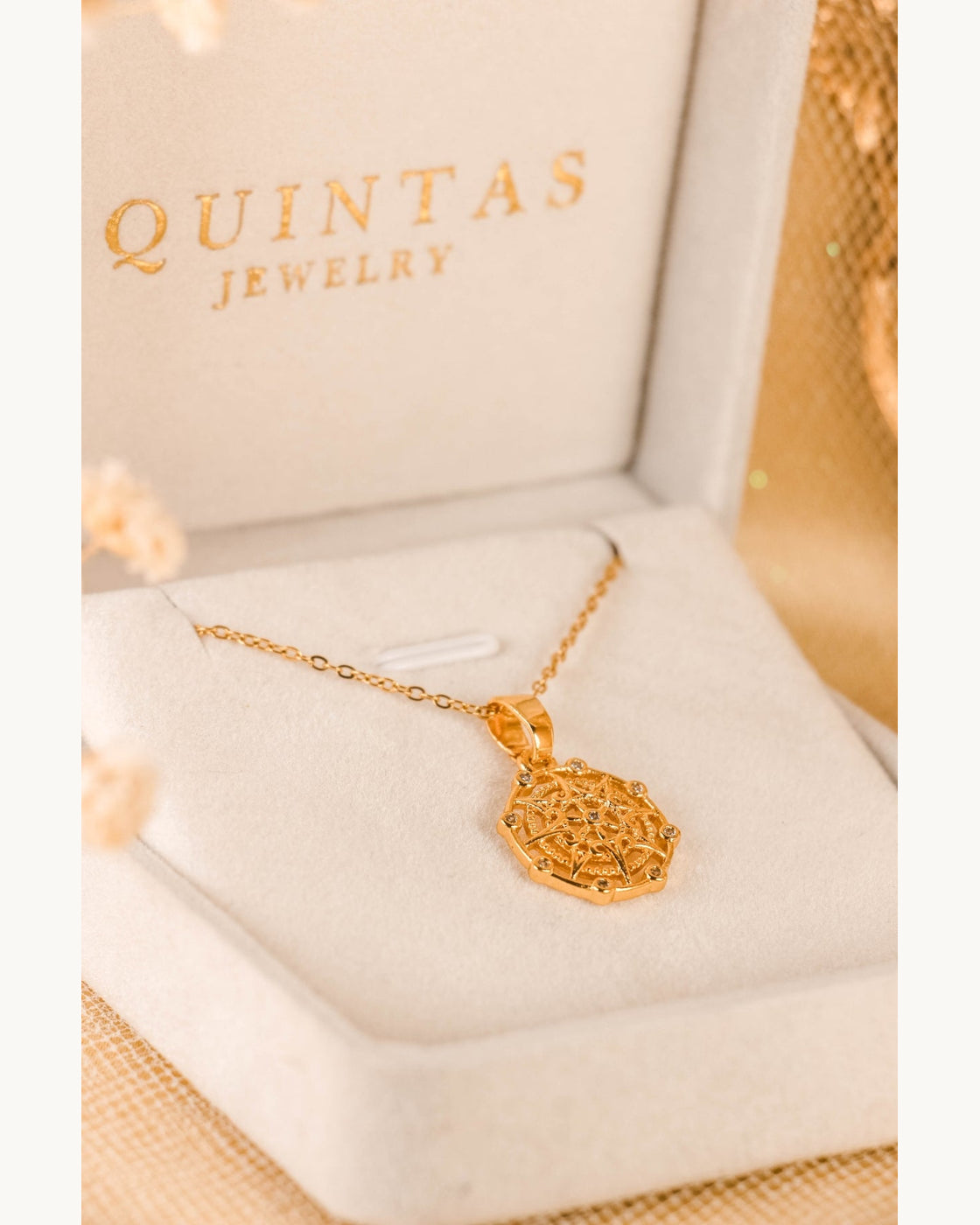 Amelia's Compass Necklace