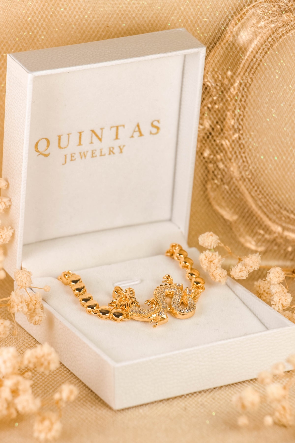 Ember Dragon Elegance Bracelet