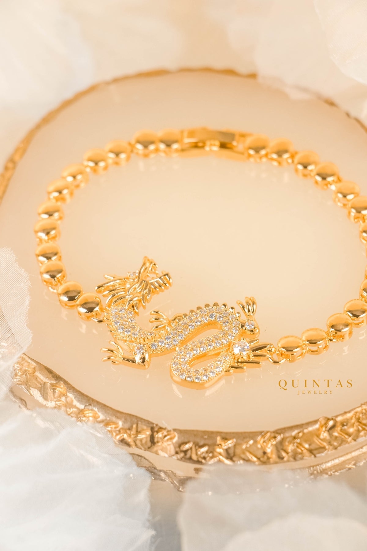 Ember Dragon Elegance Bracelet