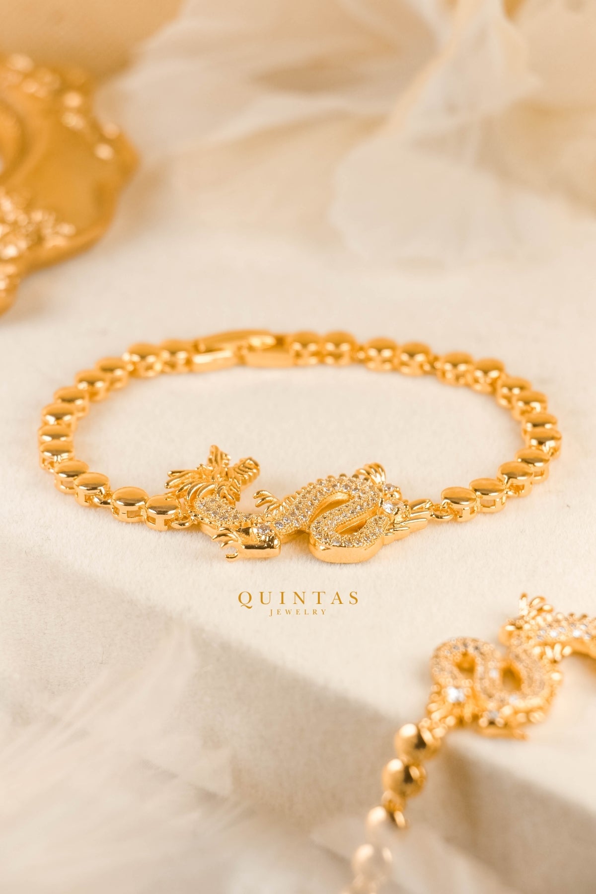 Ember Dragon Elegance Bracelet