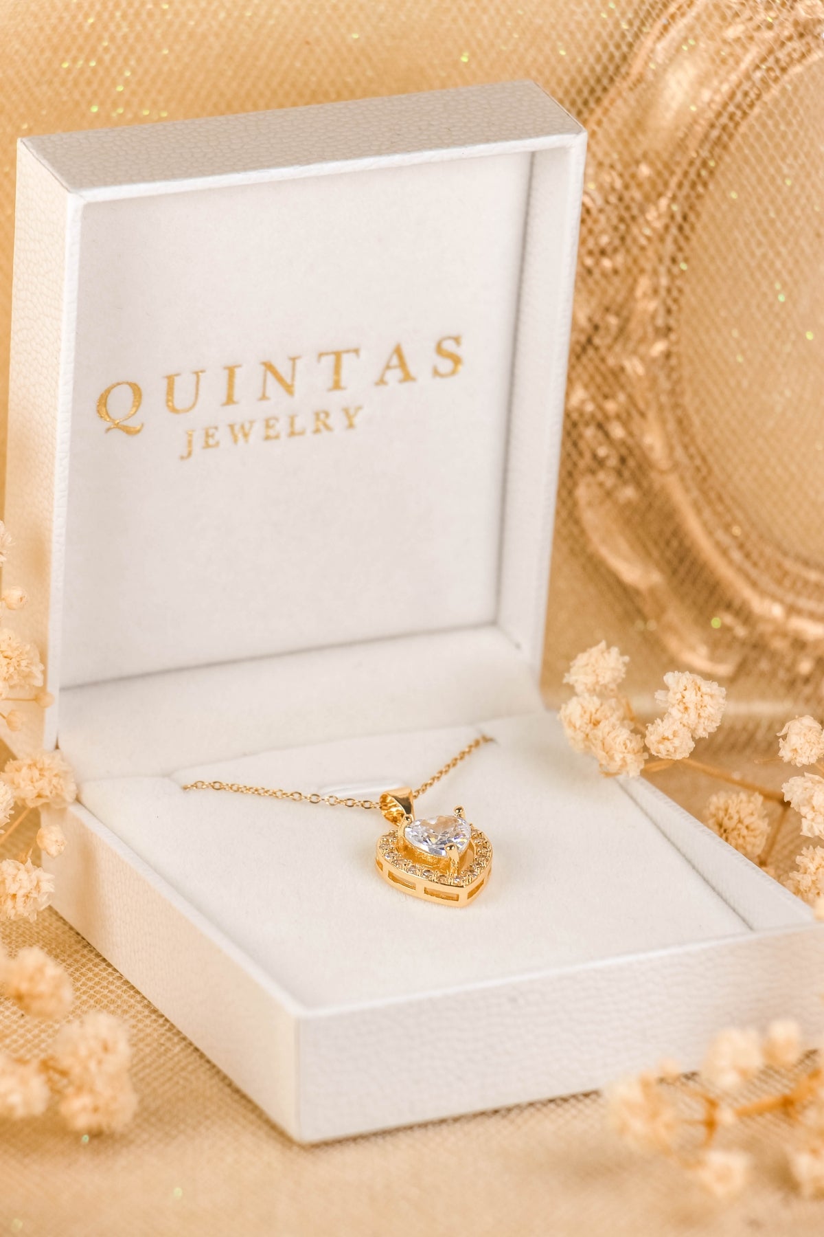 Blythe Diamond Heart Necklace