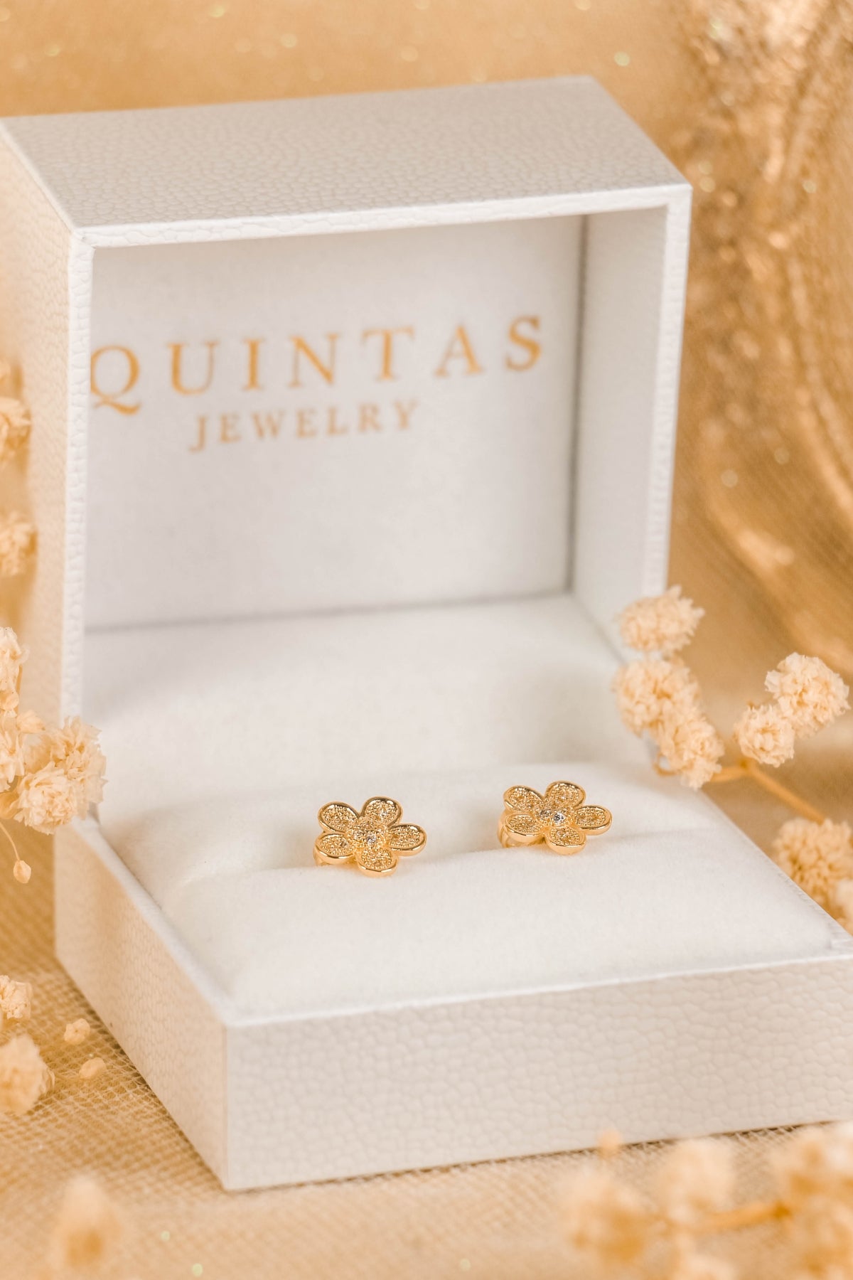Camille Flower Bloom Stud Earrings