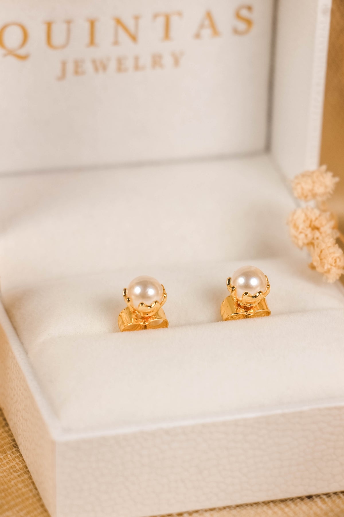 Grace Pearl Stud Earrings