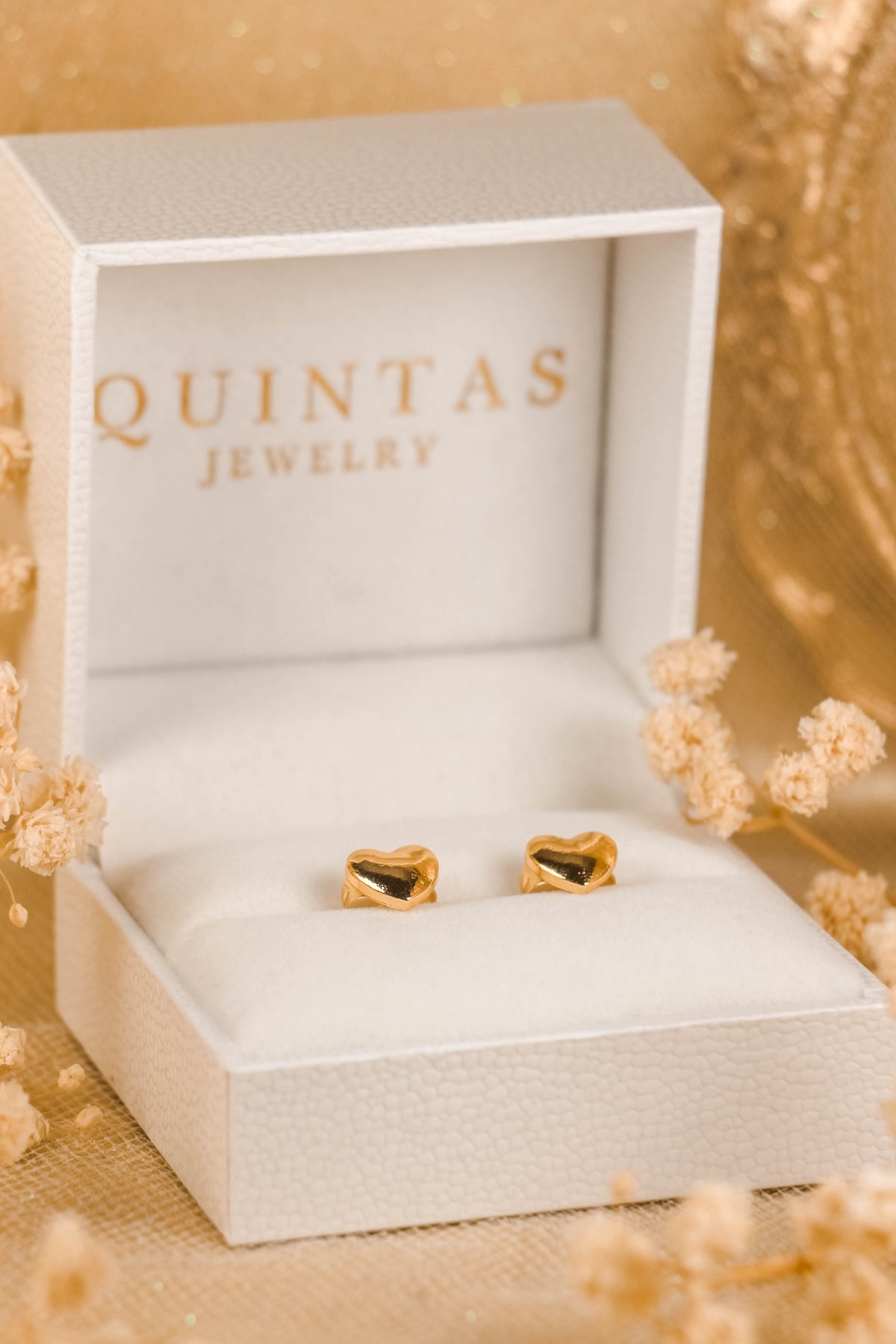 Classic Heart Stud Earrings