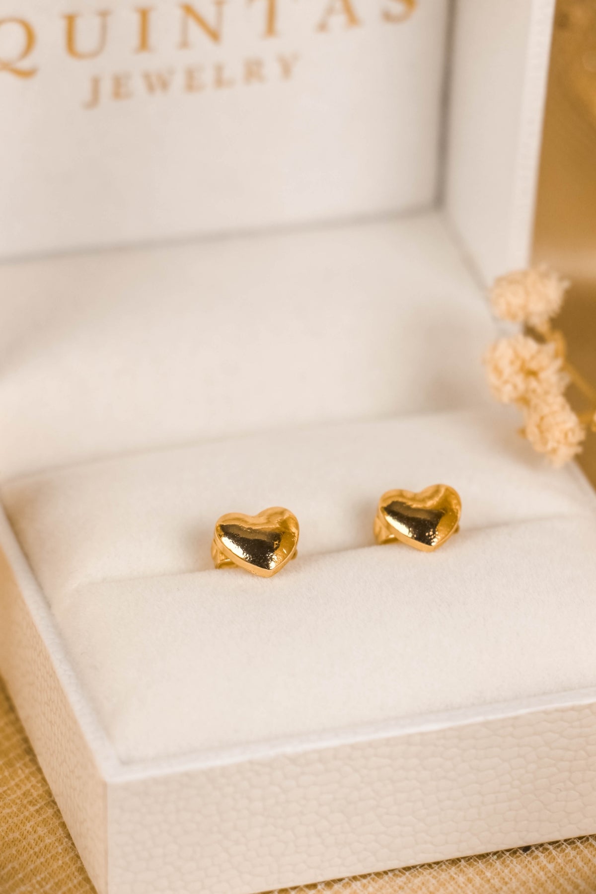 Classic Heart Stud Earrings