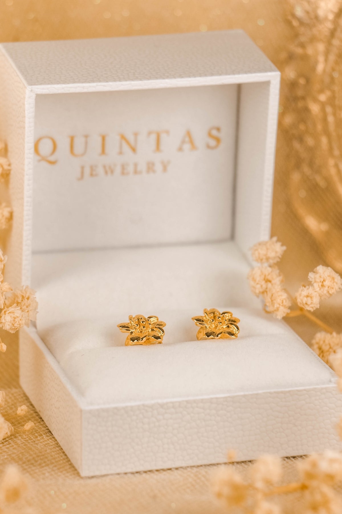 Liona Flower Stud Earrings